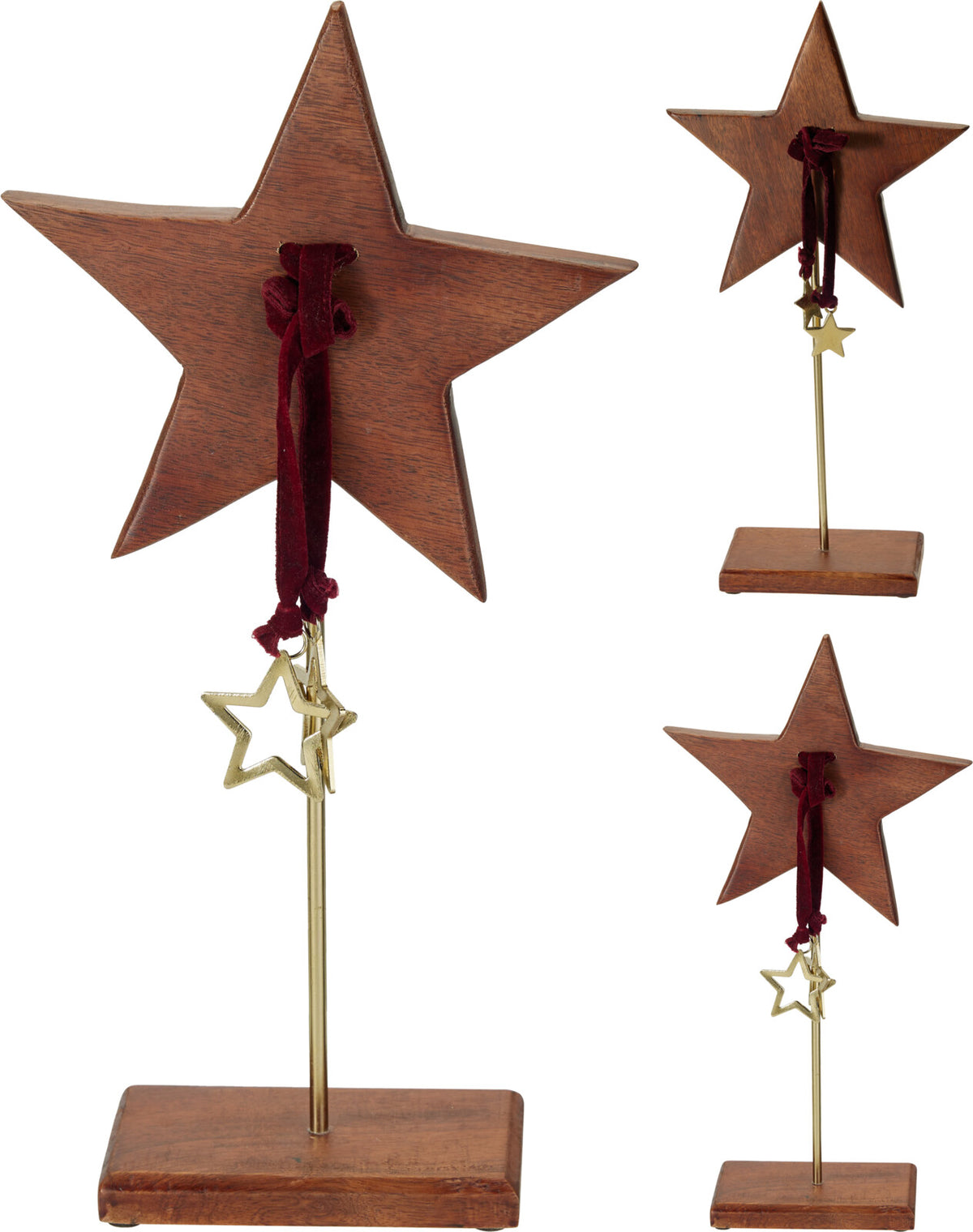 ESTRELA MADEIRA 40Cm