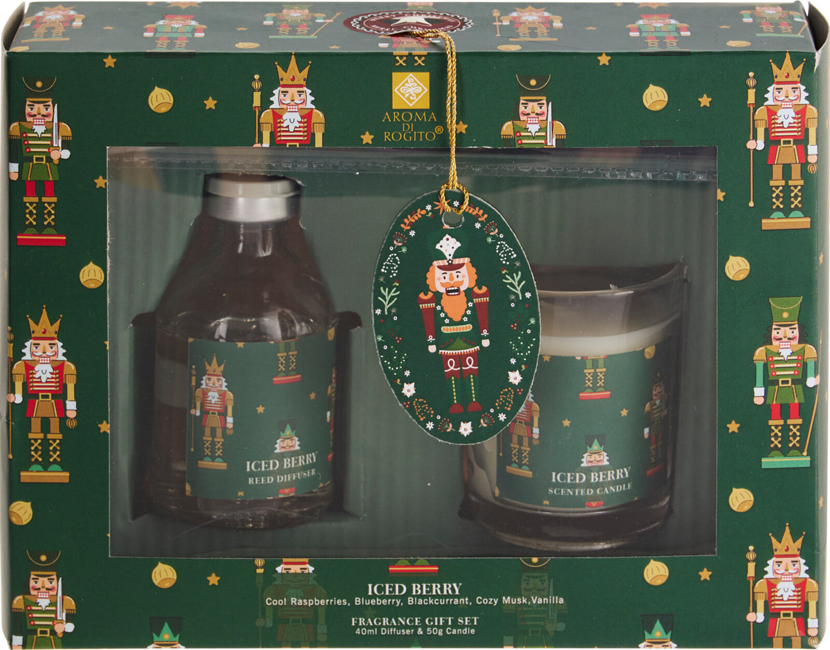 Coffret mikado 40 ml + vela 50 g Natal (imagem 4)