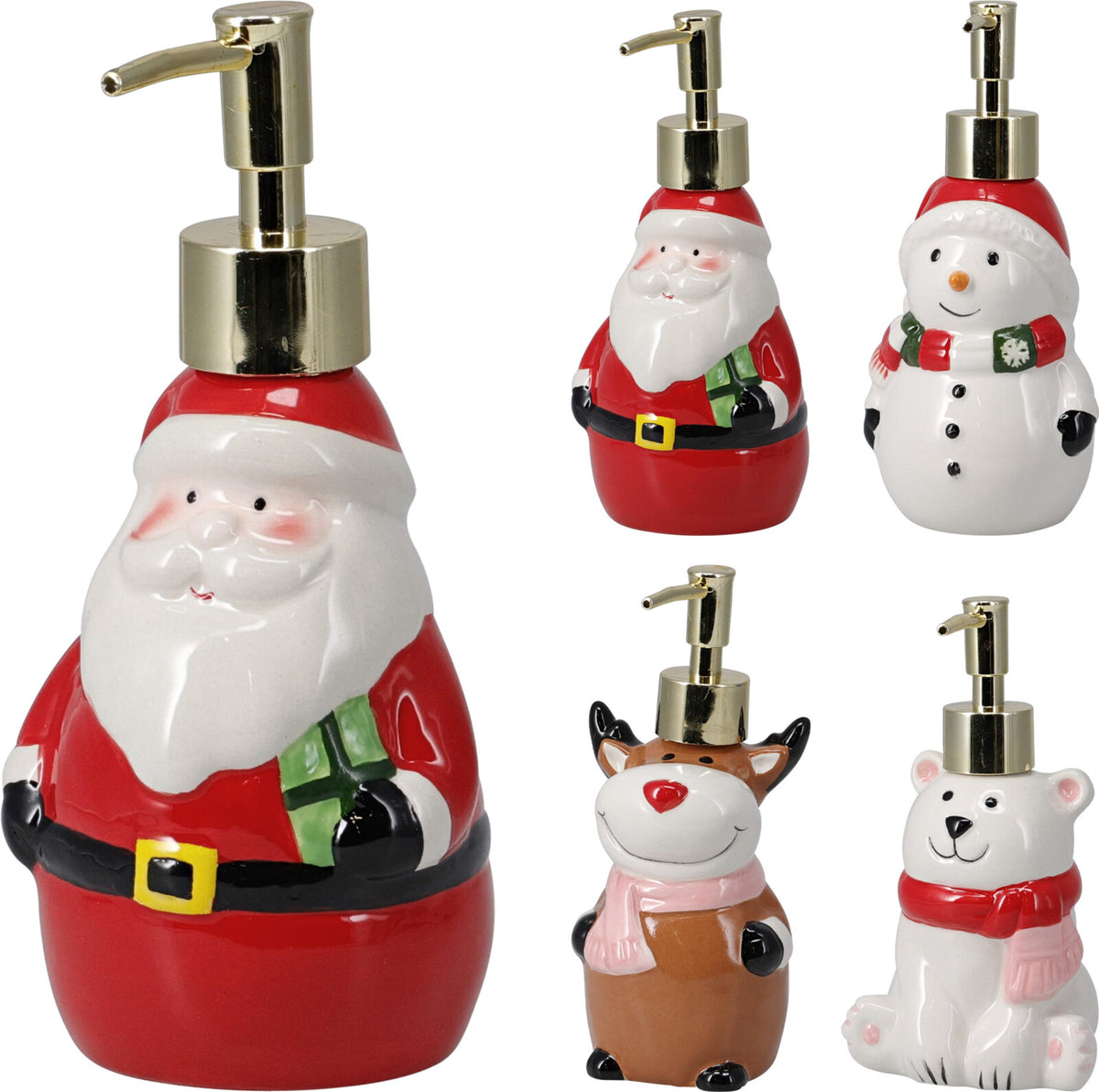 DISPENSADOR SABONETE NATAL 7,5X8,5X18Cm