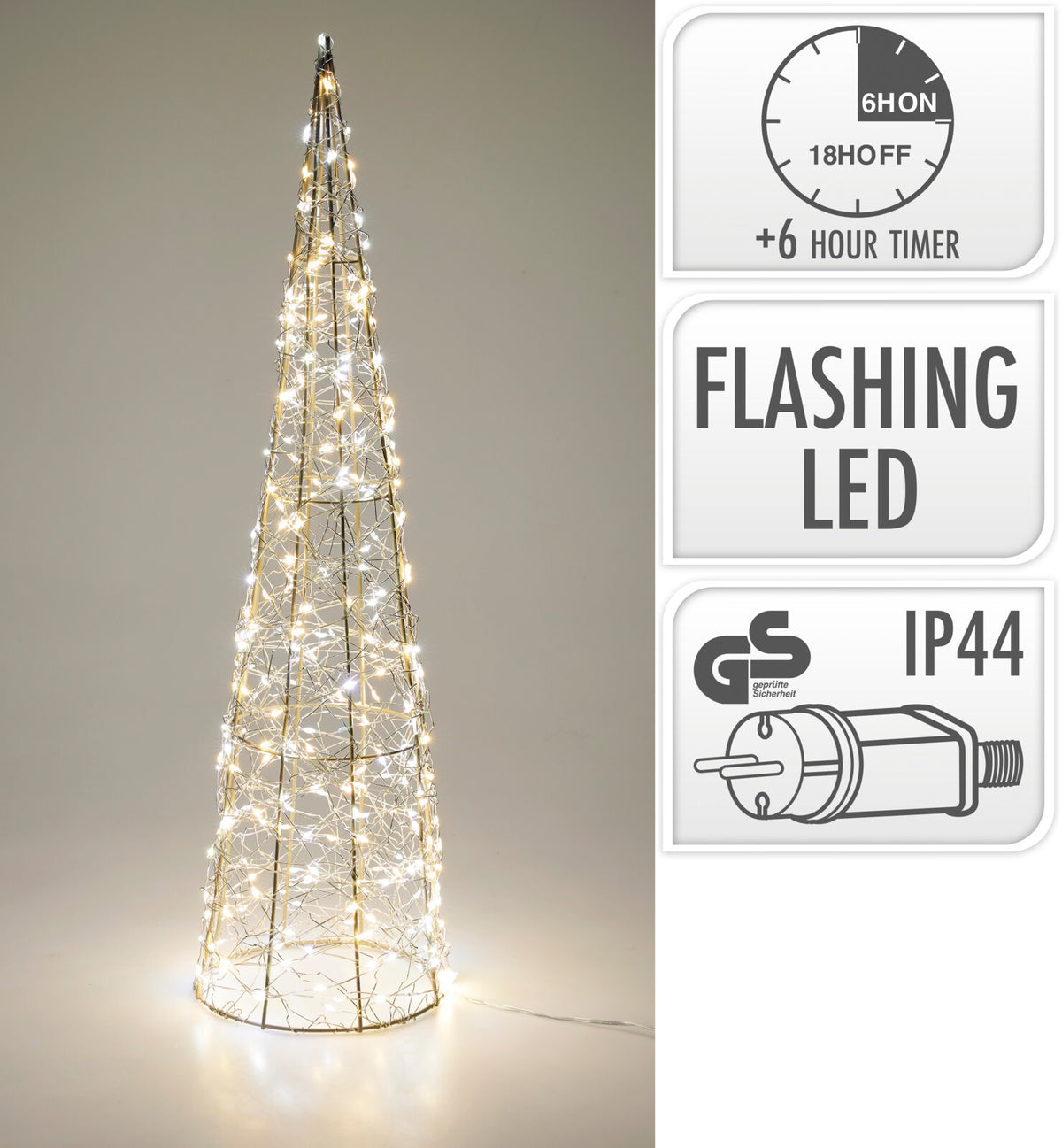PINHEIRO DOURADO C/ LED 60Cm