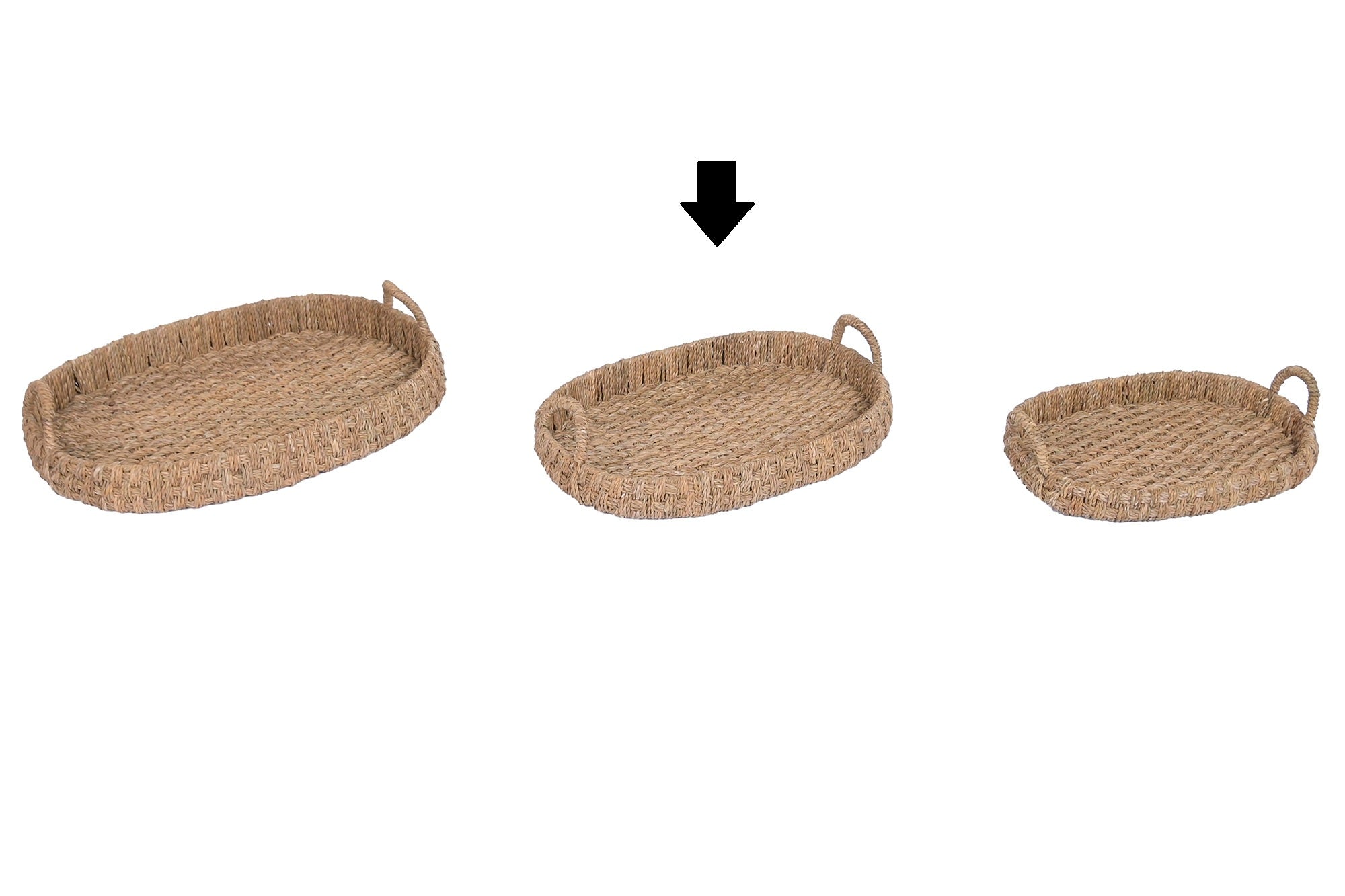 BANDEJA SEAGRASS 56X38X6Cm