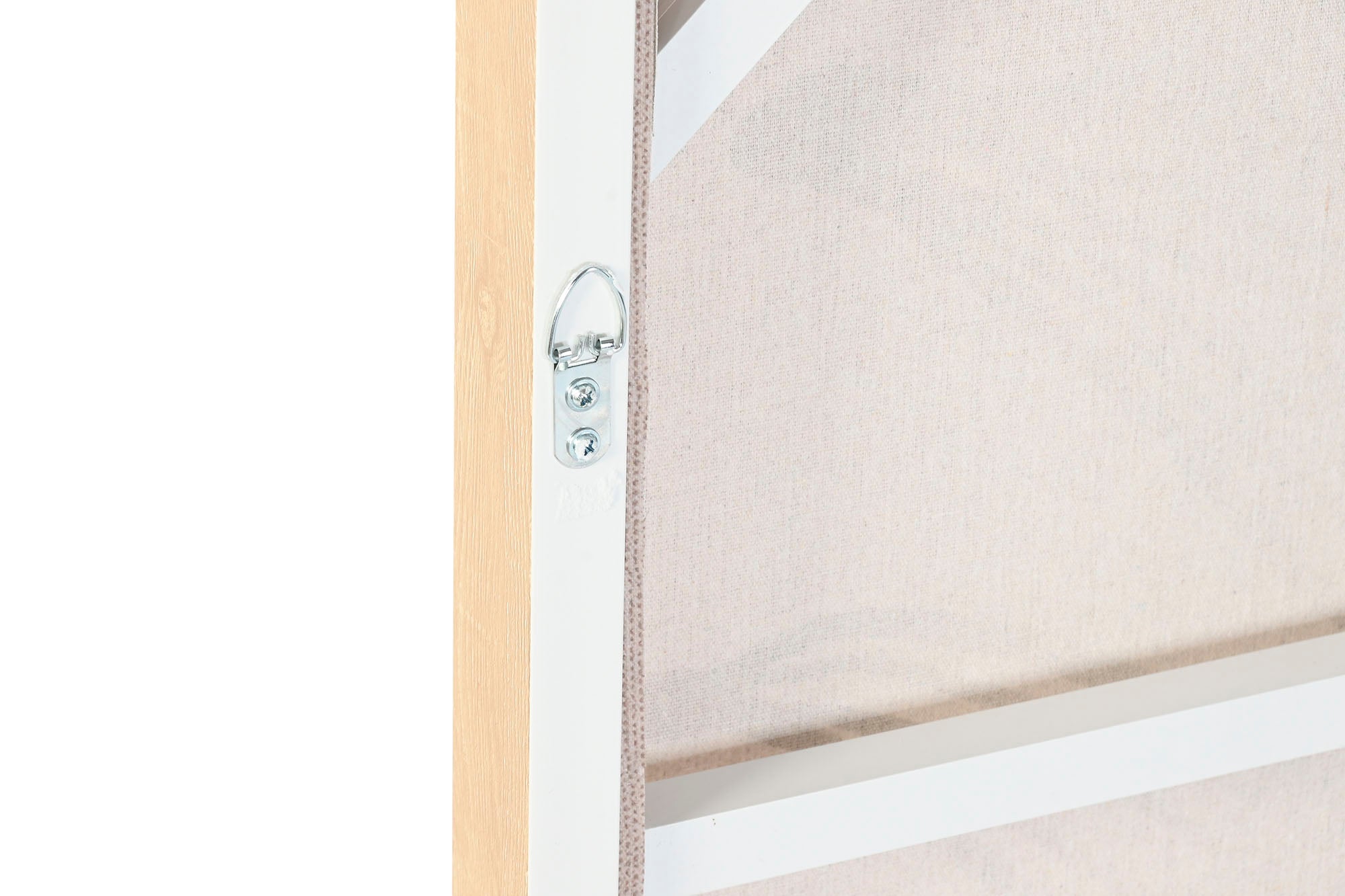 QUADRO FOLHA BEGE/BRANCO 83X83Cm