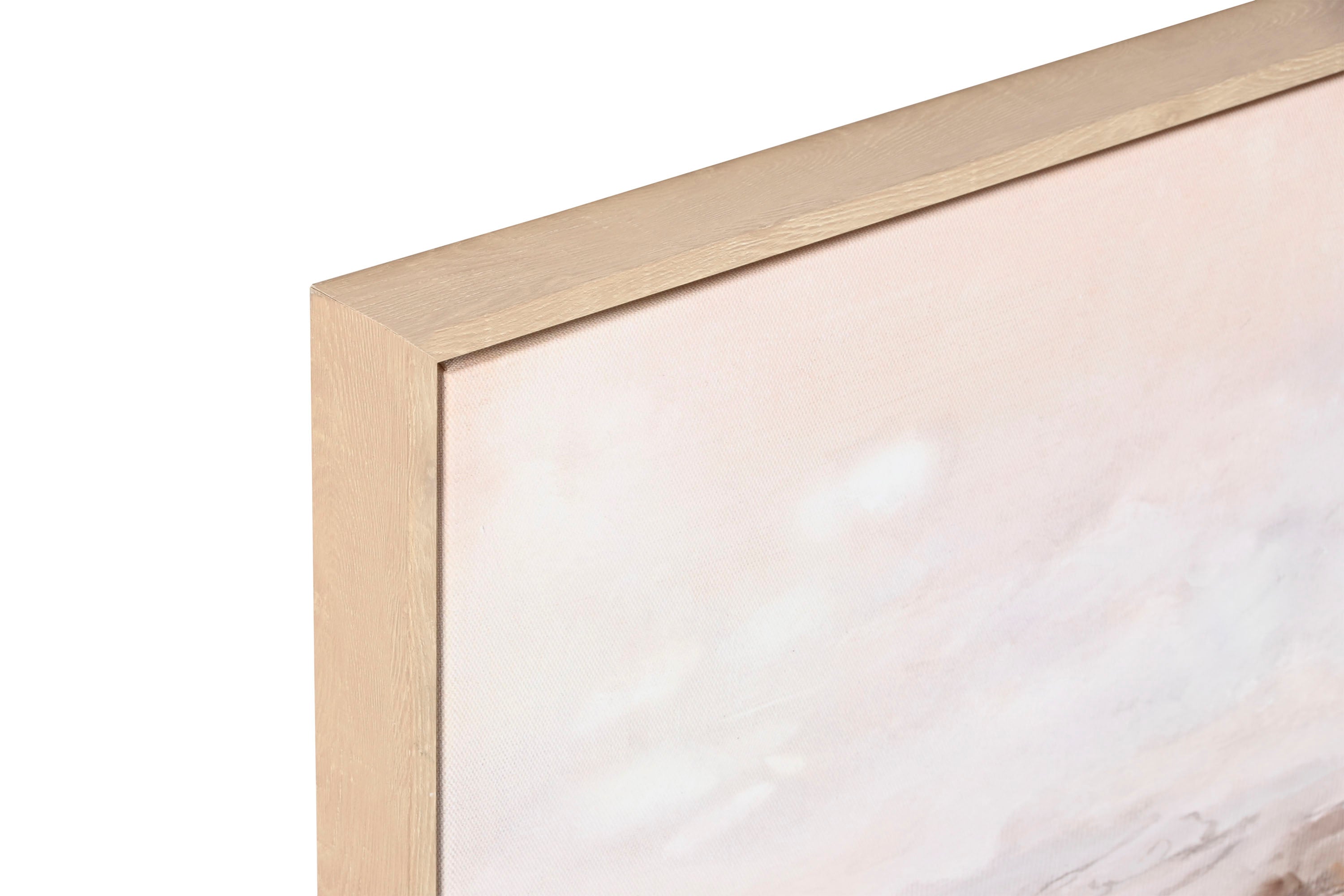 QUADRO ABSTRATO BEGE/DOURADO 153X53Cm