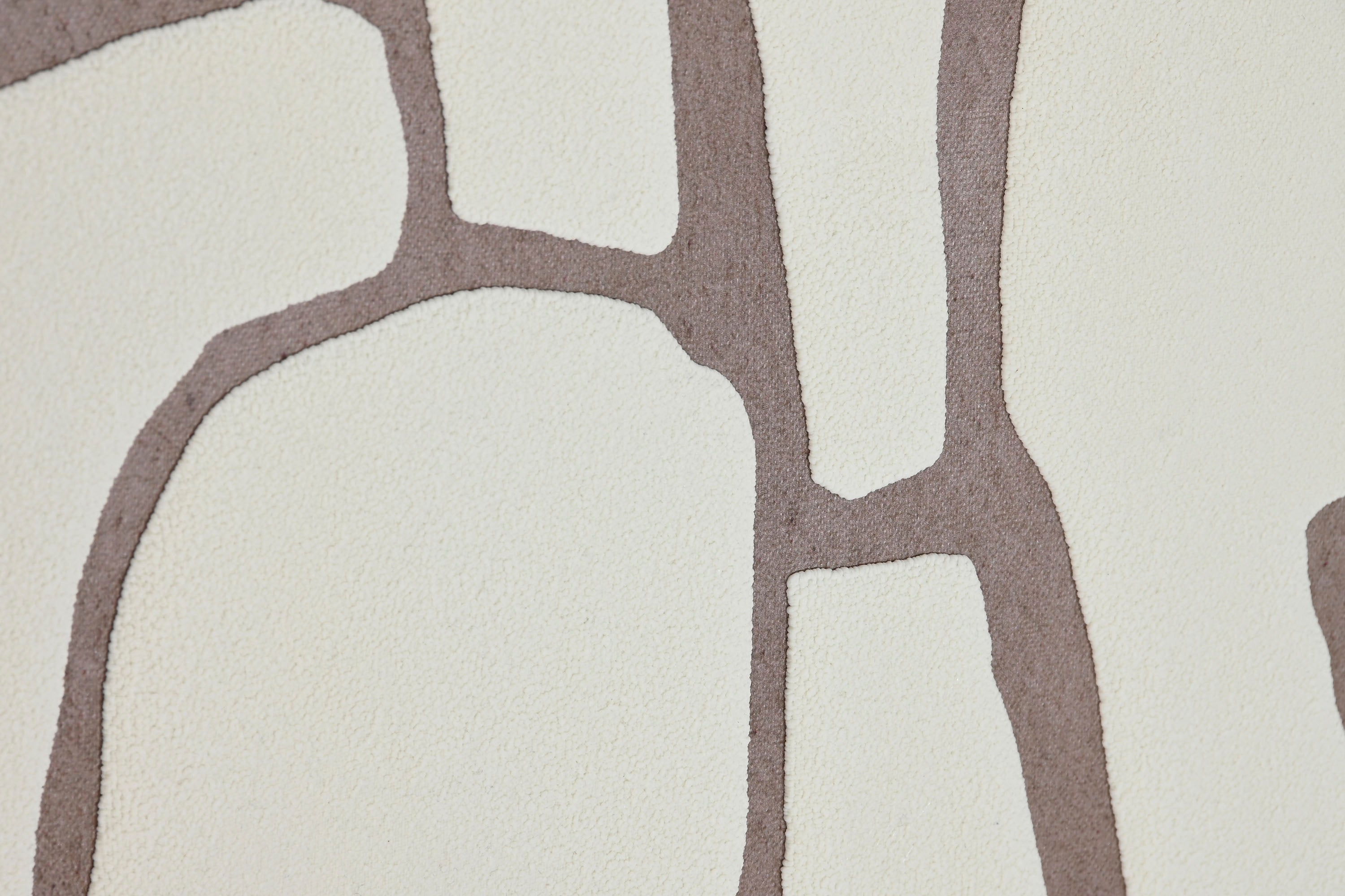 QUADRO ABSTRATO TAUPE 60X90Cm