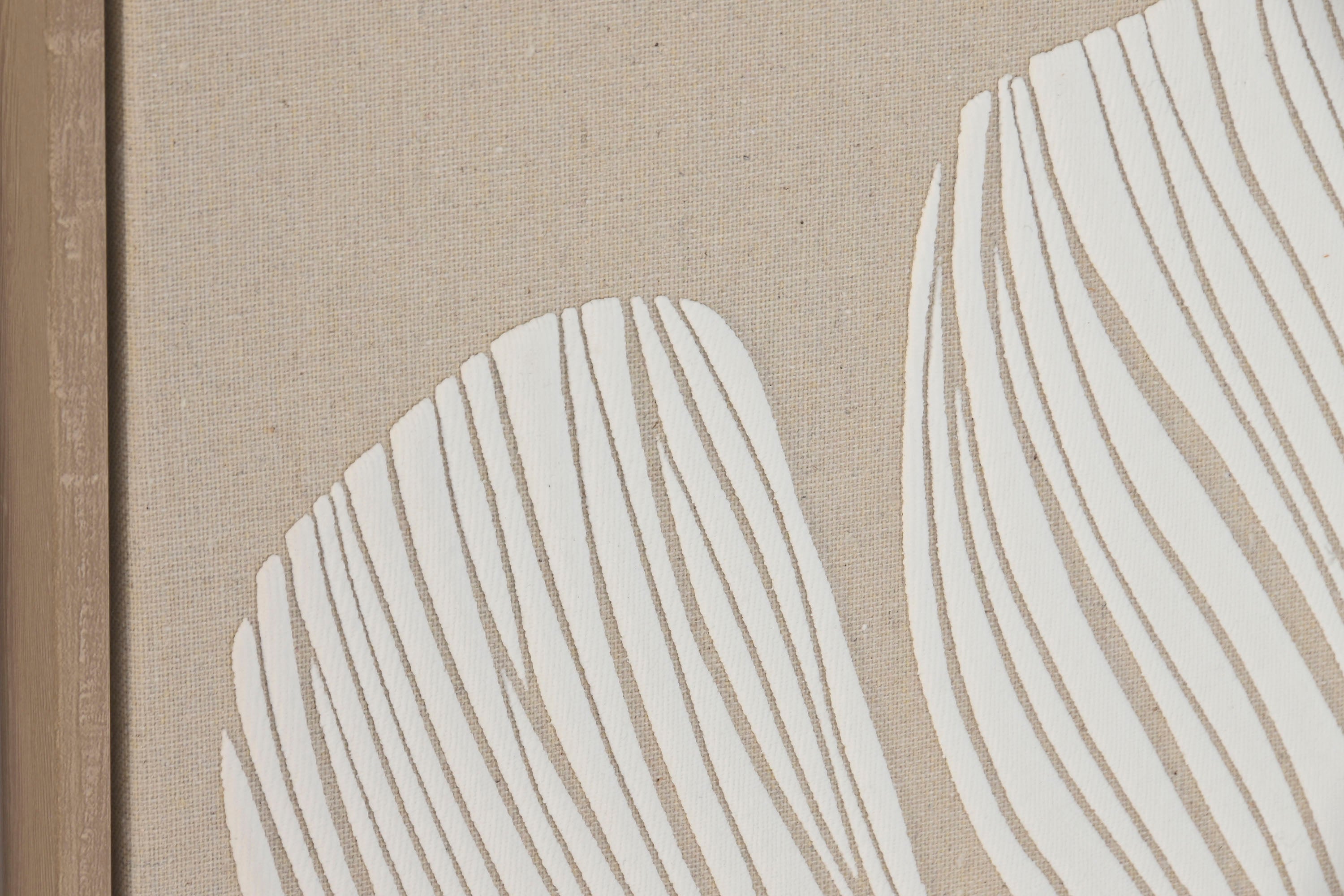 QUADRO BEGE FLOR 40X80Cm