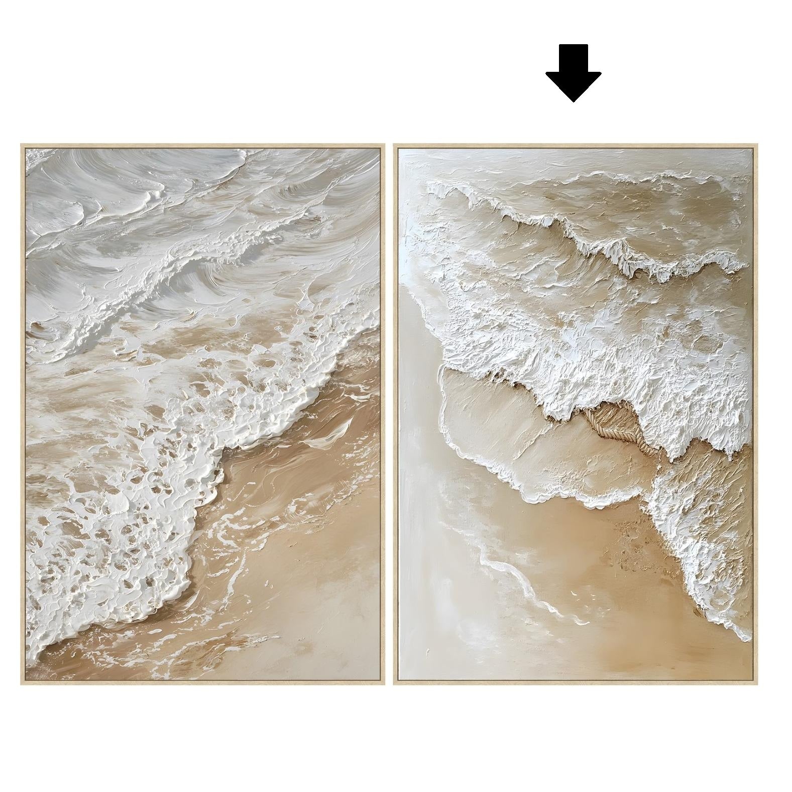 QUADRO PRAIA 82,5X122,5Cm