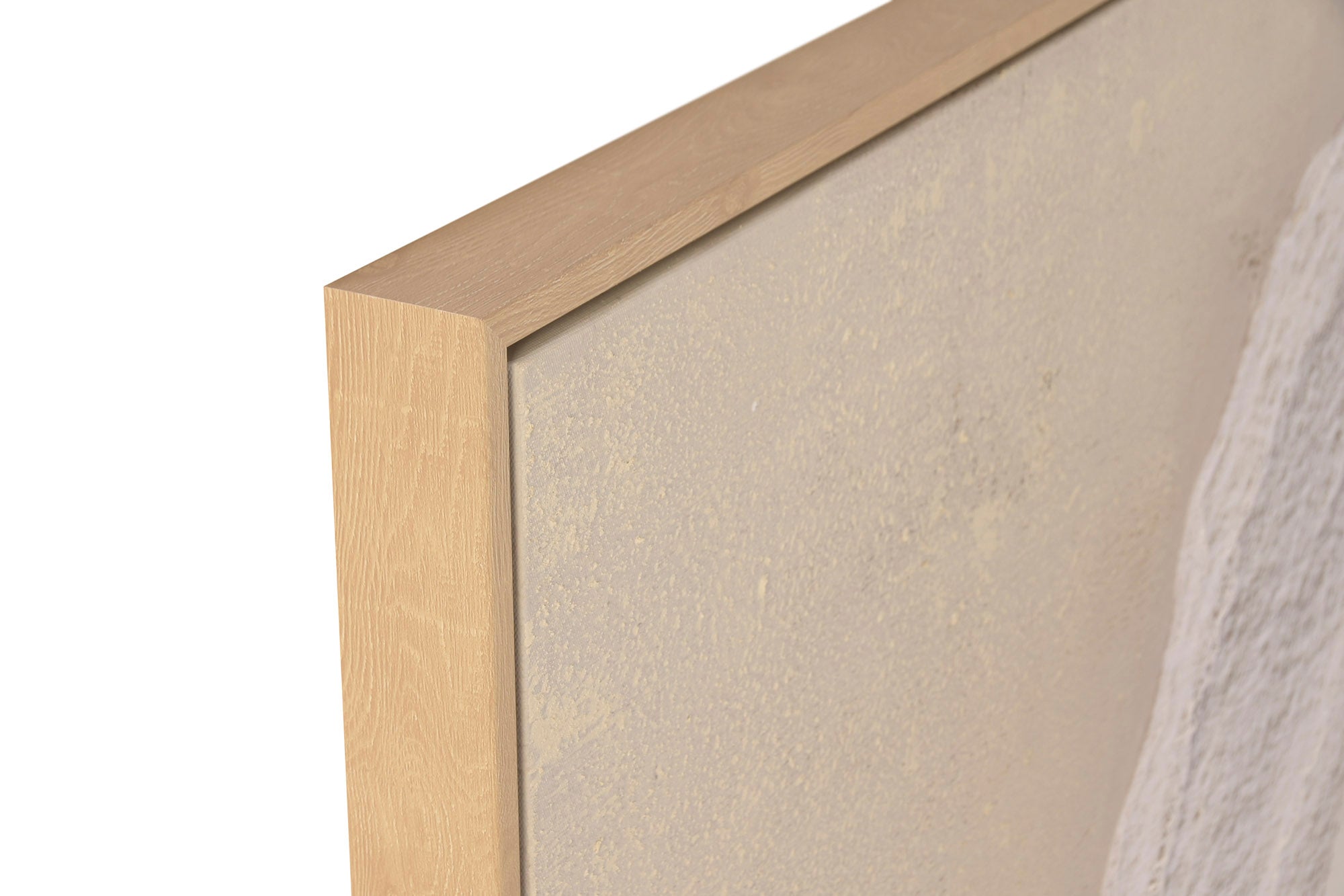 QUADRO ABSTRATO BEGE 83X123Cm