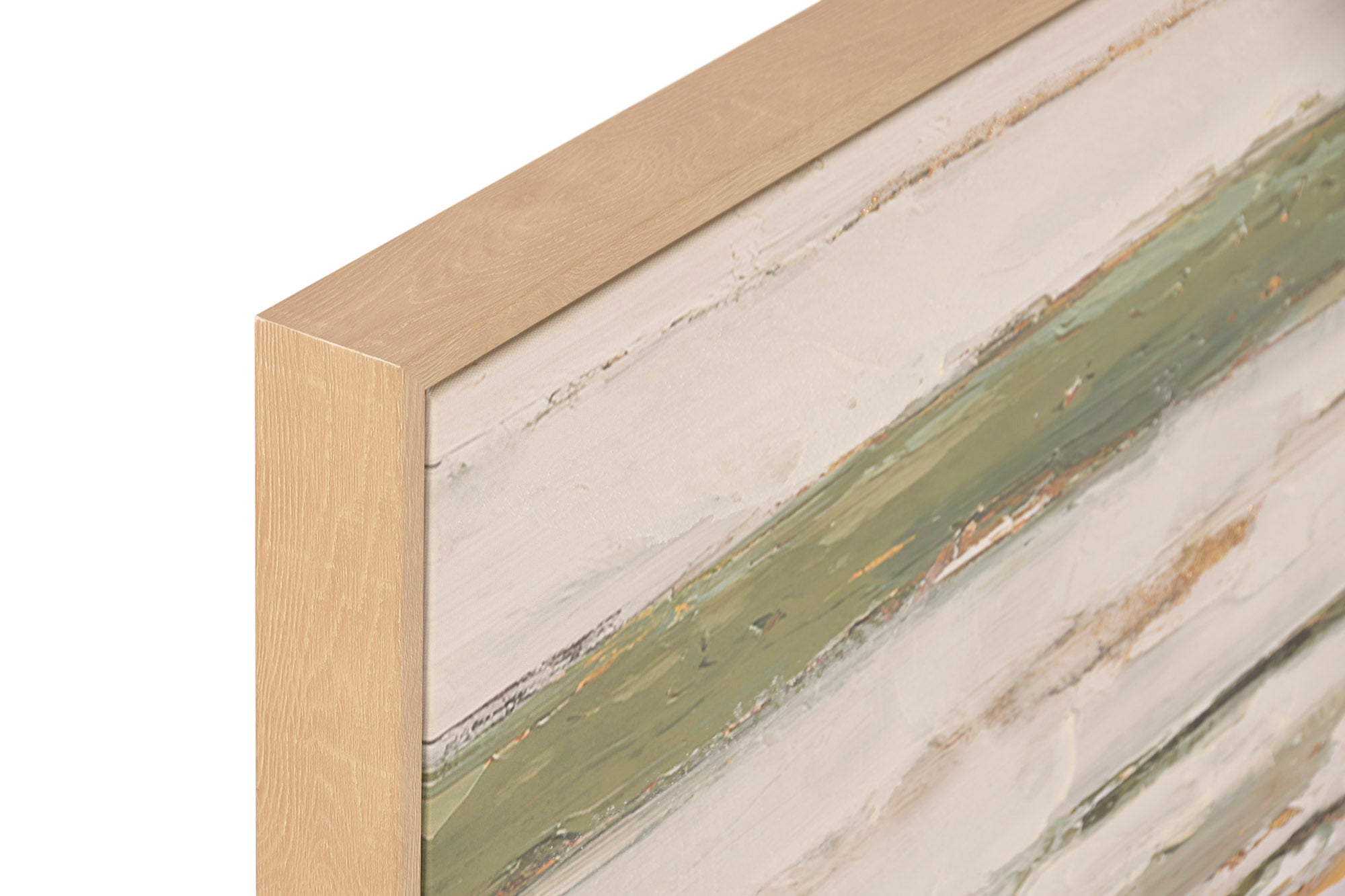 QUADRO ABSTRATO VERDE 153X53Cm