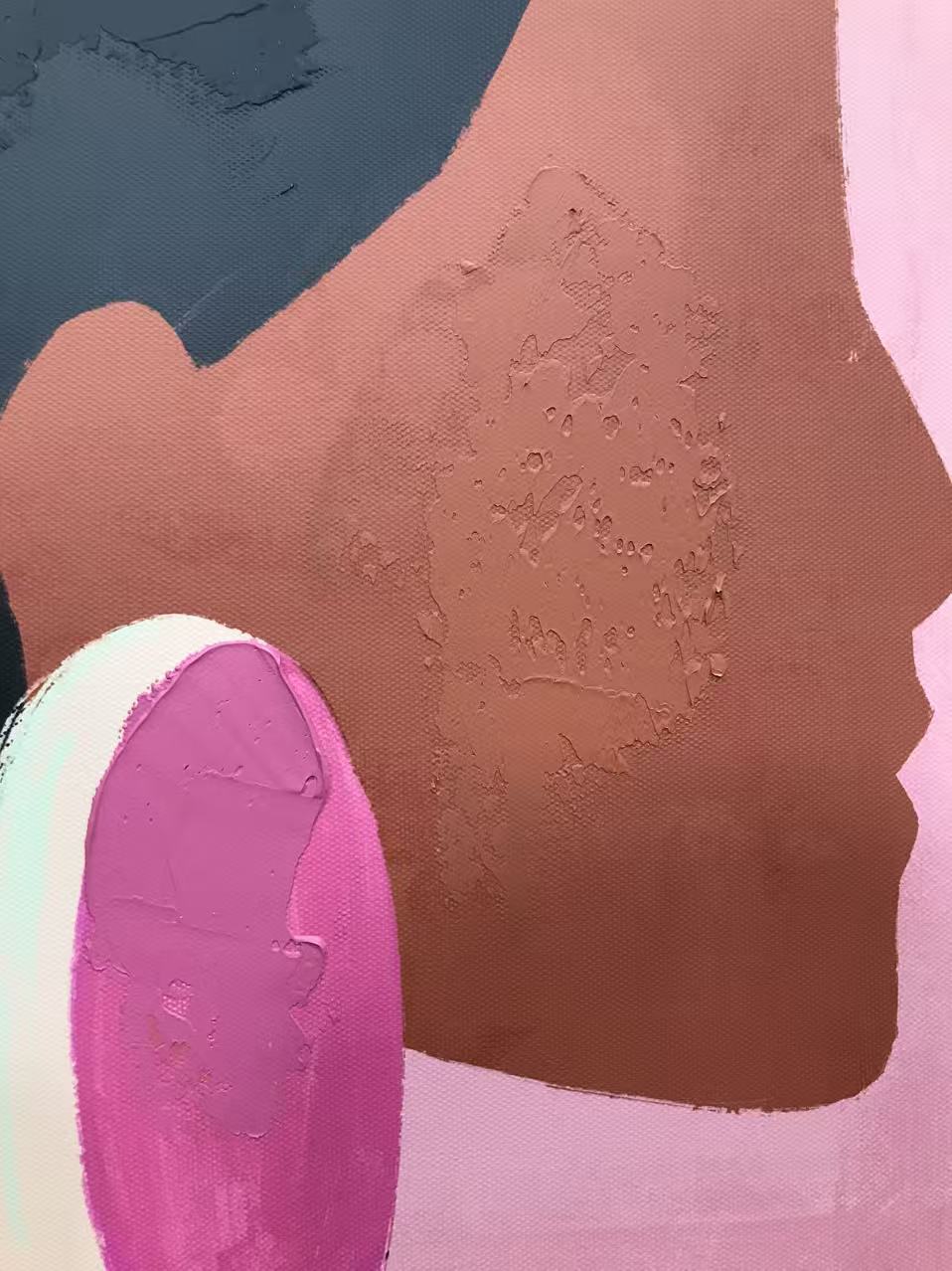 QUADRO MULHER COLORIDO 100X140Cm