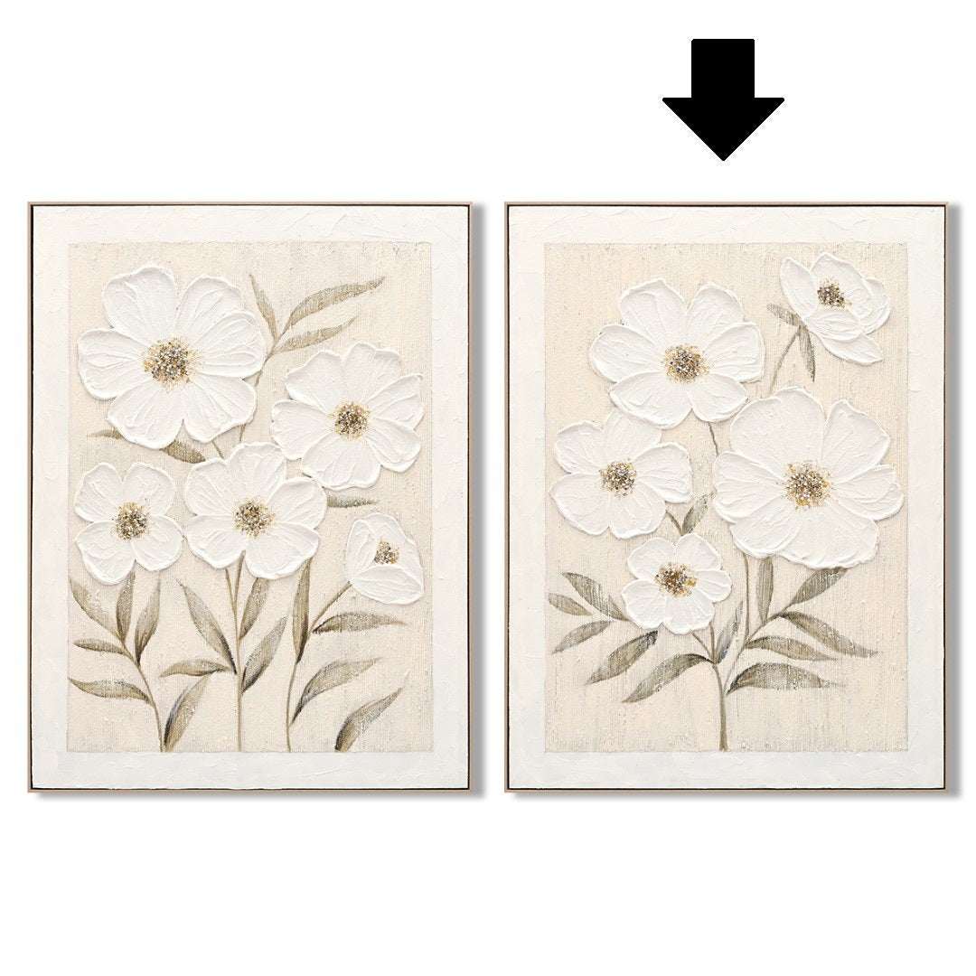 QUADRO FLORES 92X122Cm