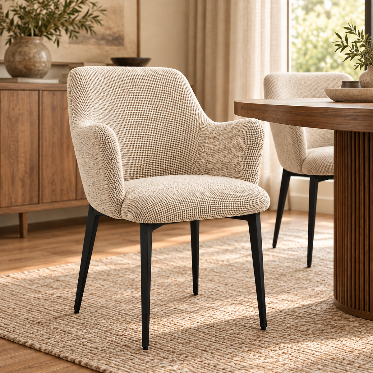 CADEIRA KIEL CREME 54X63X80Cm