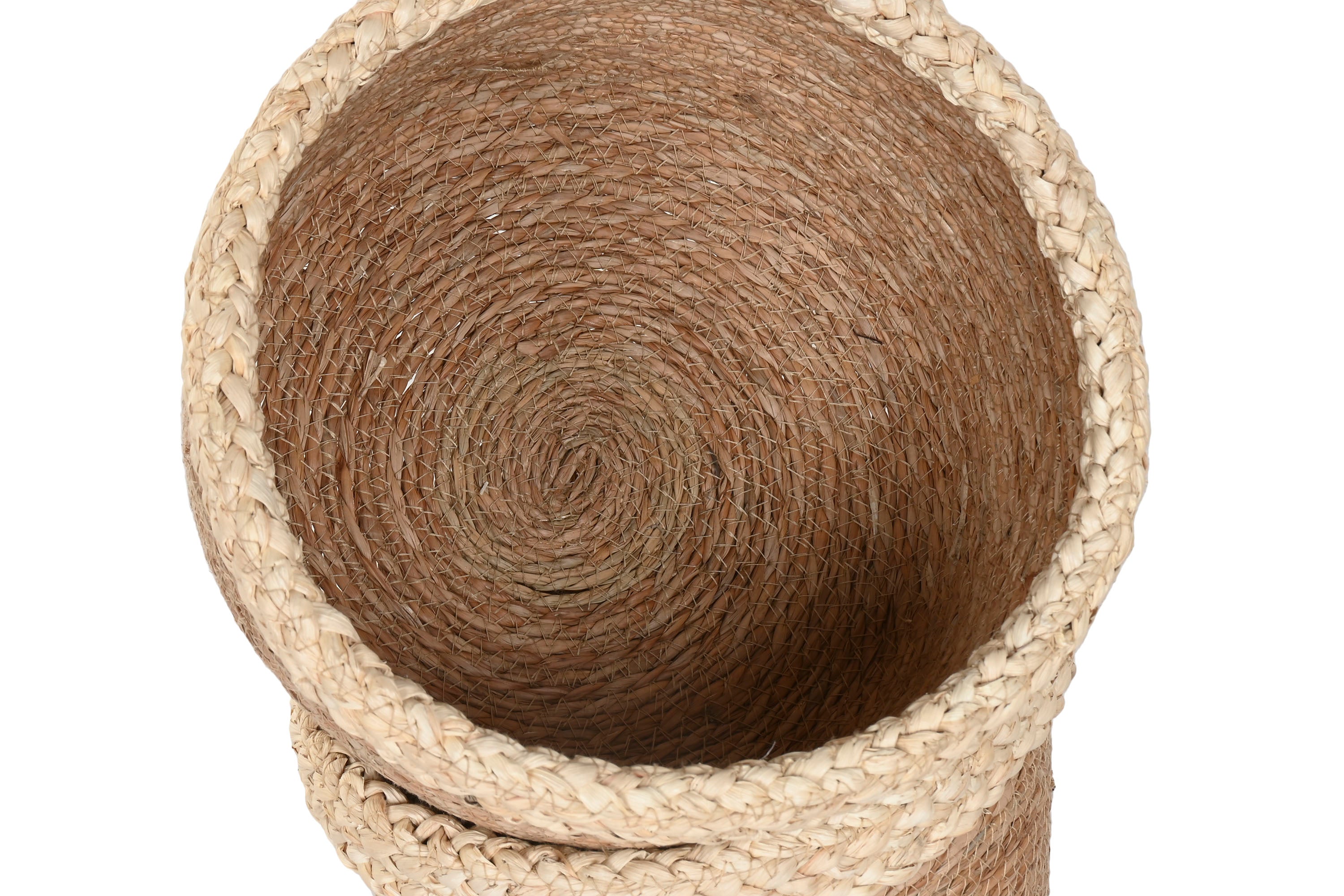 CESTO FIBRA NATURAL 23X14Cm