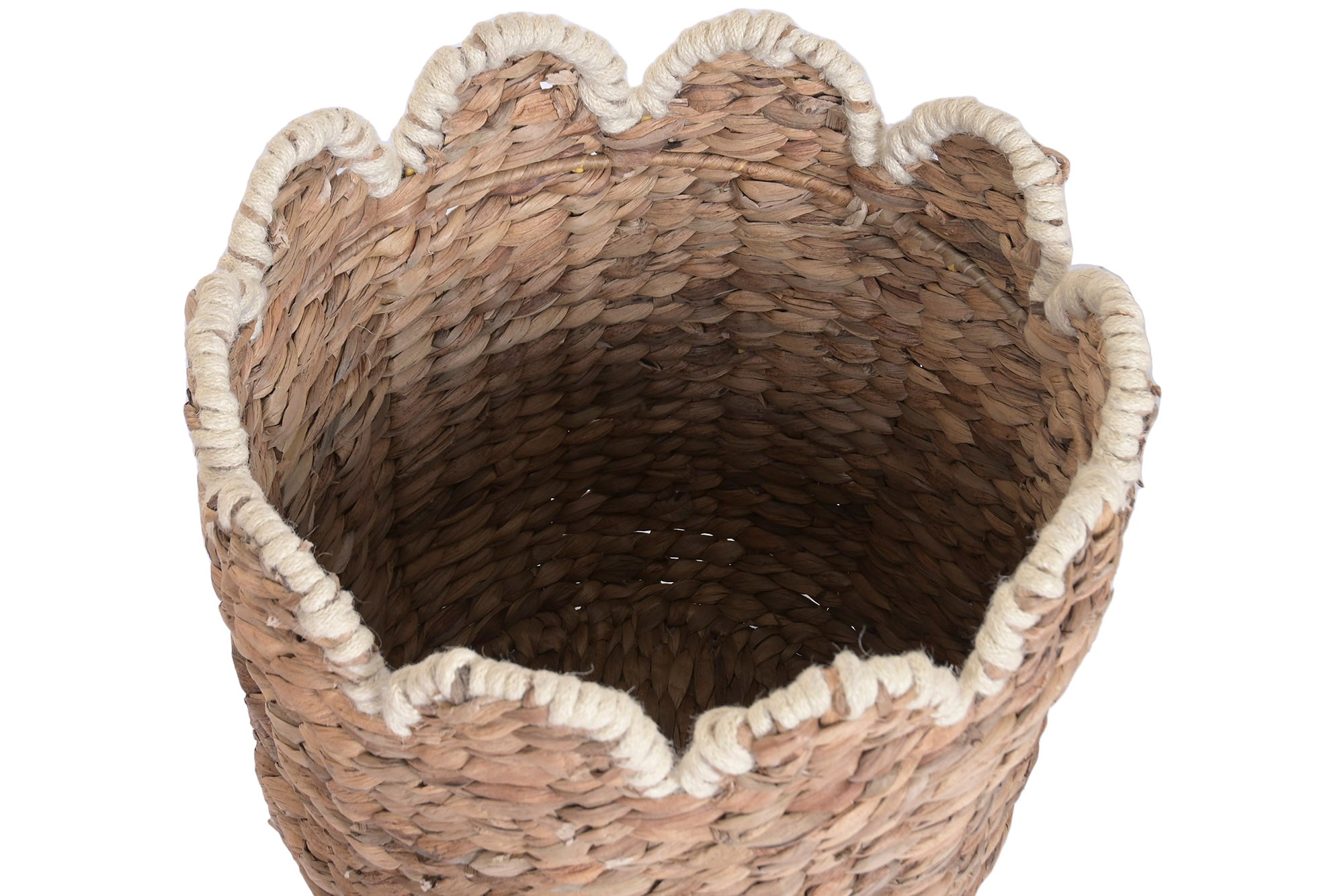 CESTO FIBRA NATURAL 37X37X37Cm