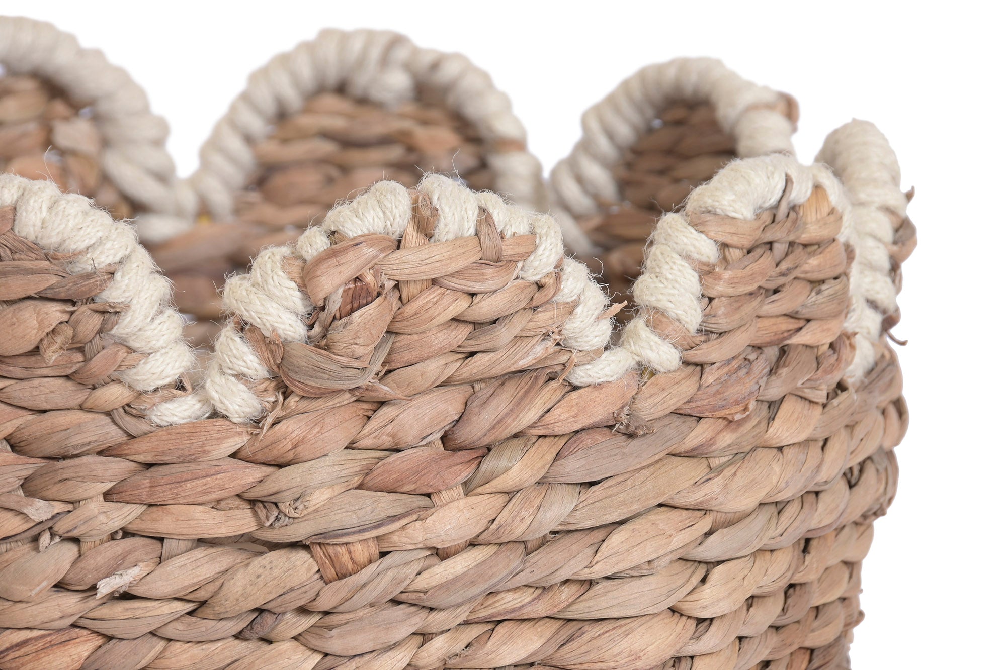 CESTO FIBRA NATURAL 33X33X33Cm