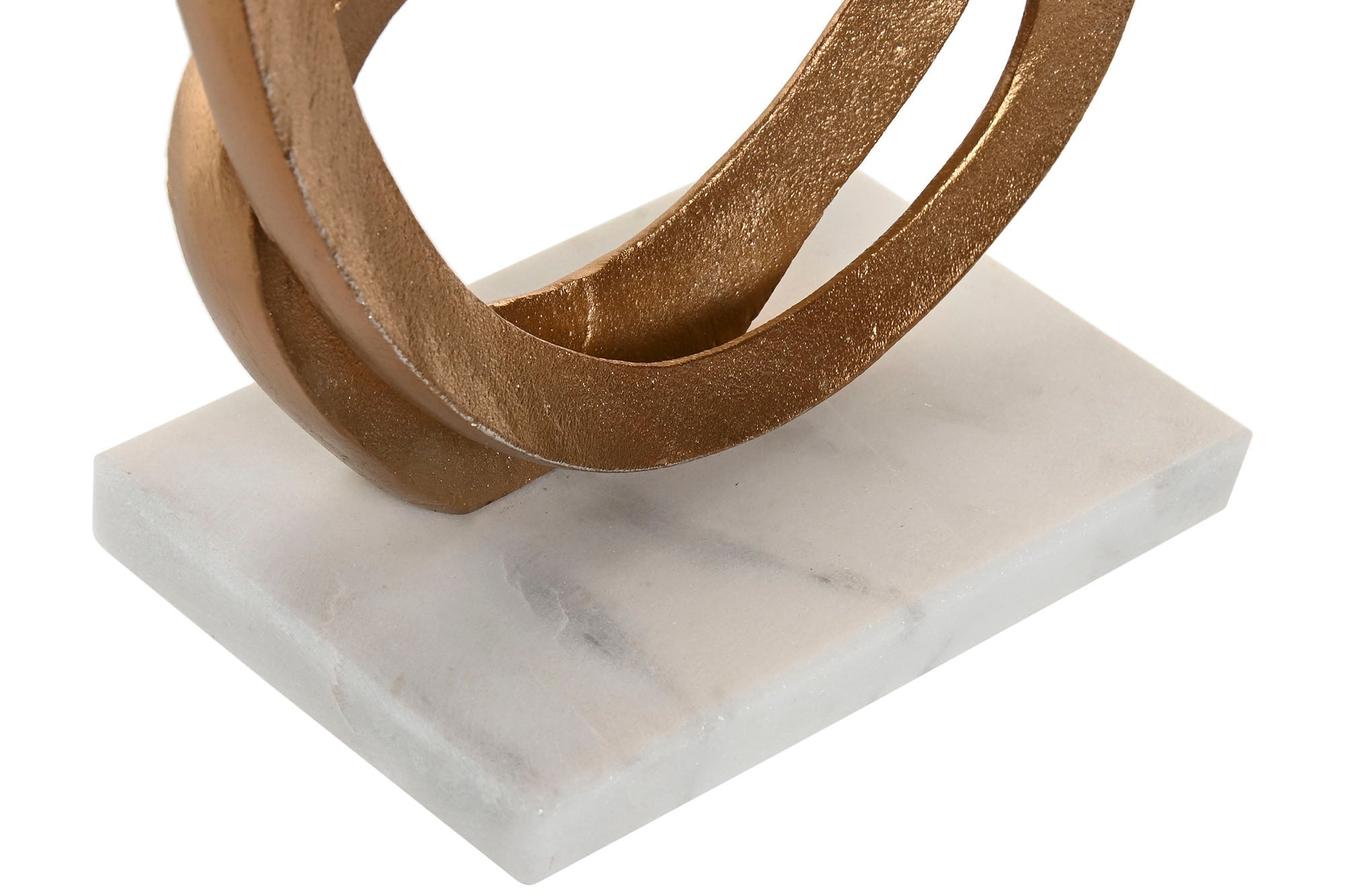 ESTATUETA DOURADA/MÁRMORE 20X10X25Cm