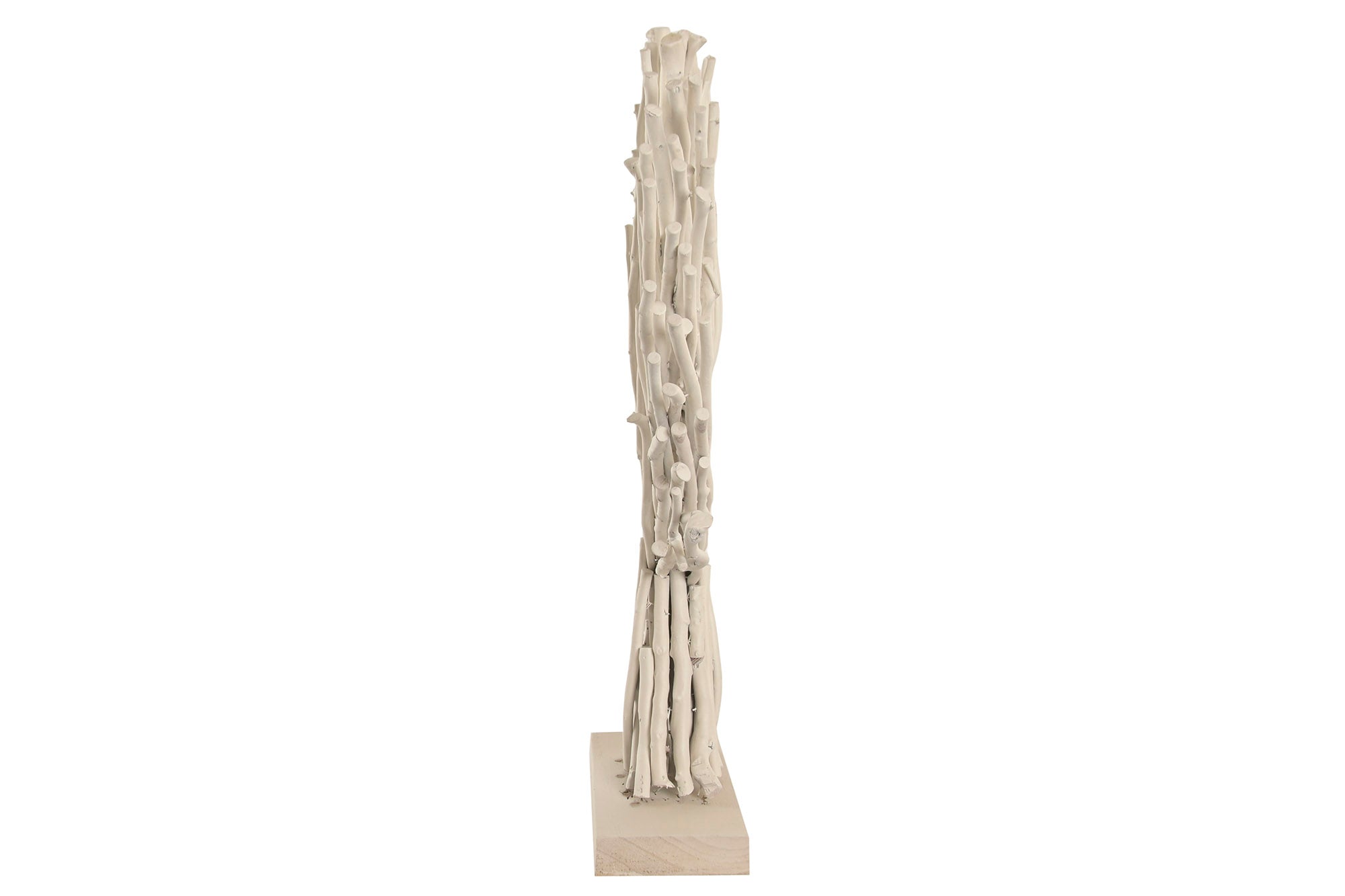 ESTATUETA ÁRVORE BRANCA 50X10X63Cm