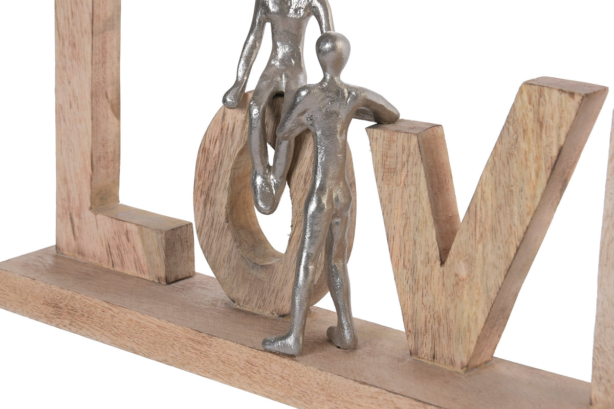 ESTATUETA LOVE/CASAL 51X8X26Cm
