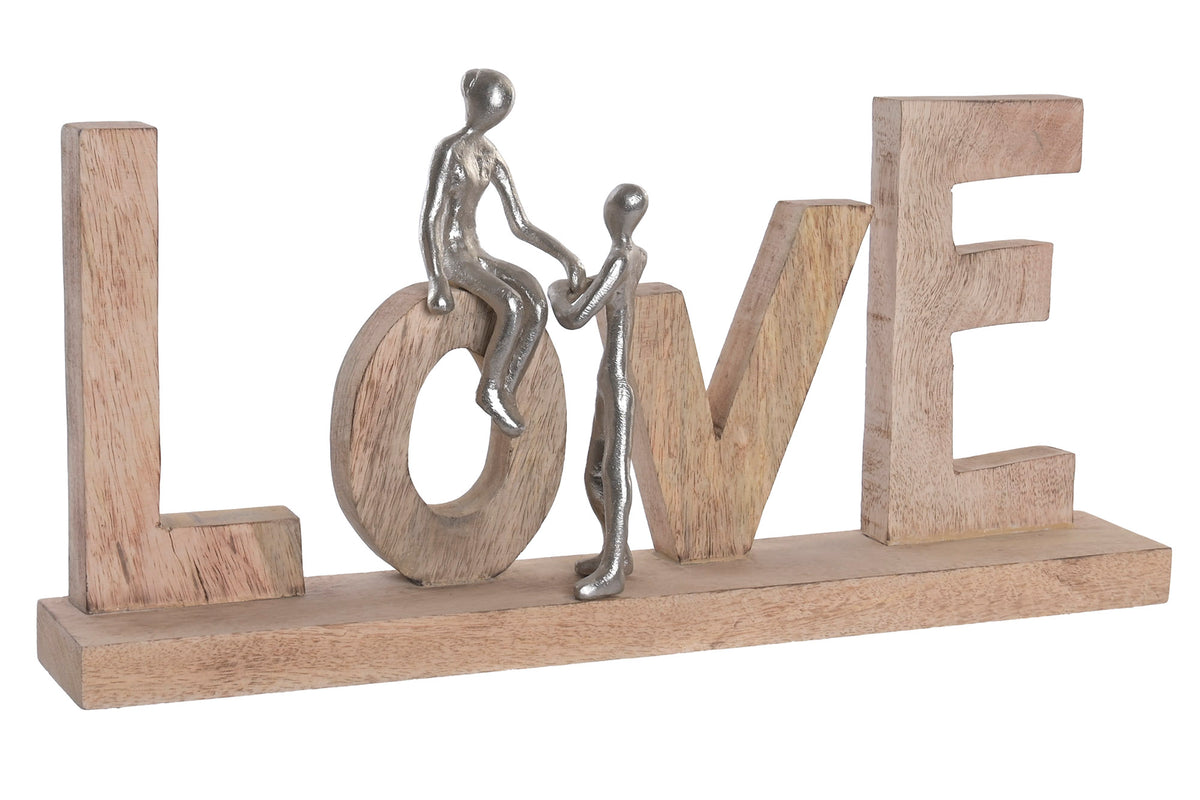 ESTATUETA LOVE/CASAL 51X8X26Cm