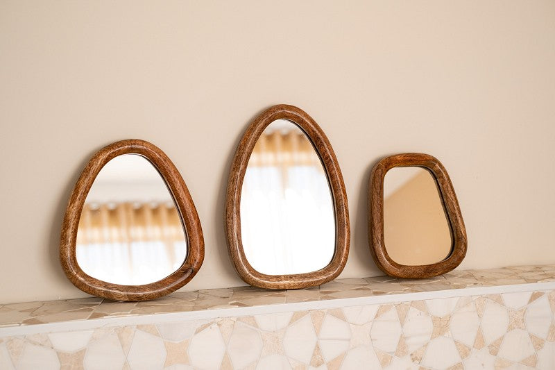 CONJ. 3 ESPELHOS MANGA 22X25Cm