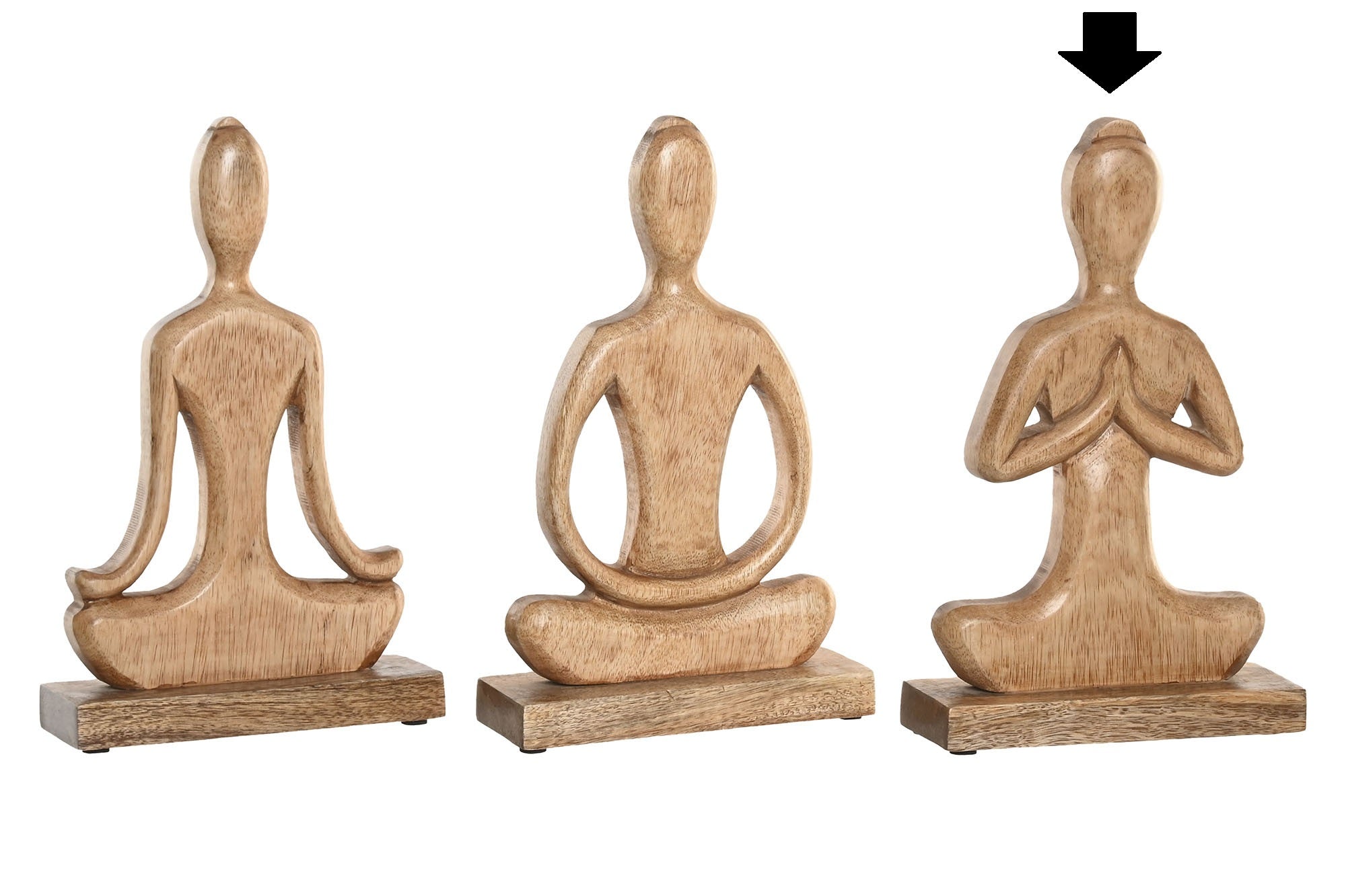 ESTATUETA YOGA 17,7X6X28,5Cm