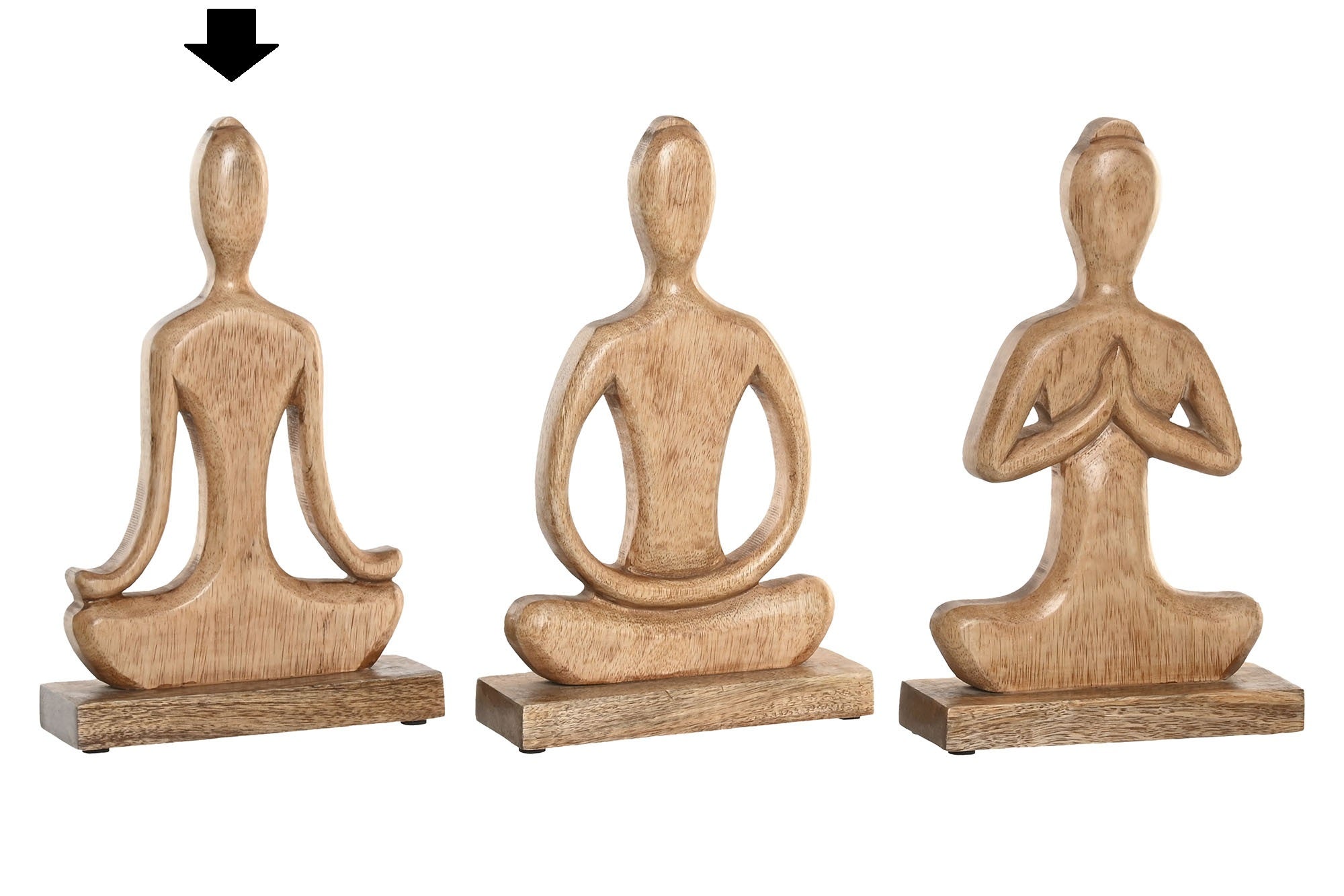 ESTATUETA YOGA 17,7X6X28,5Cm