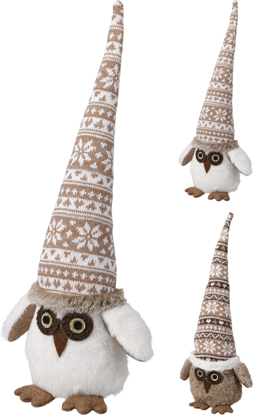 CORUJA NATAL 46Cm