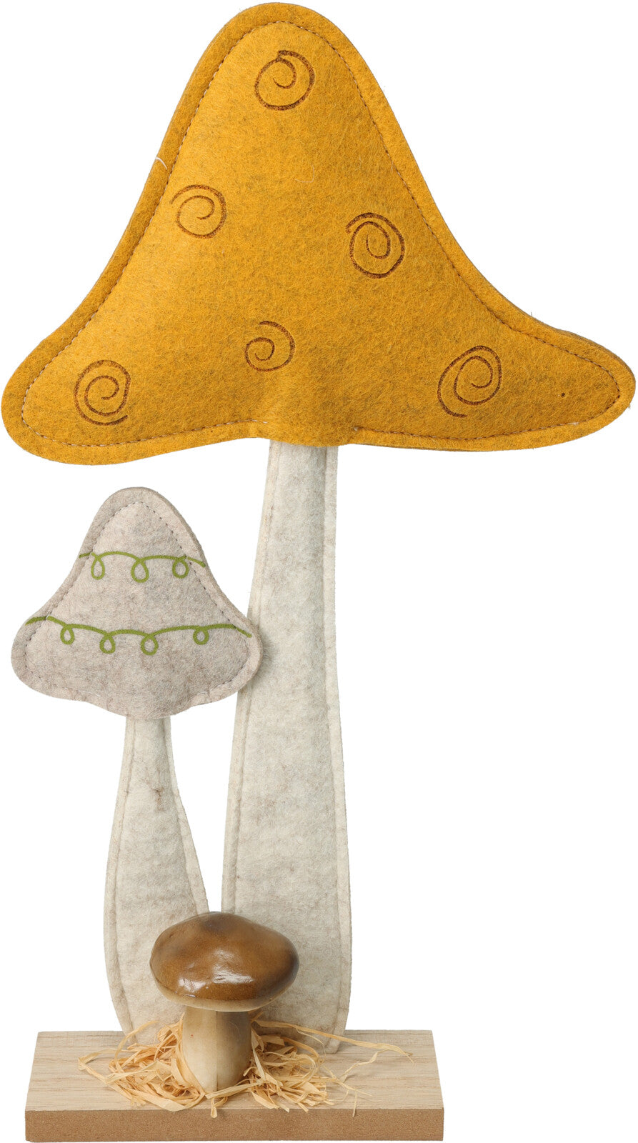 Cogumelos tecido 36 cm (imagem 3)