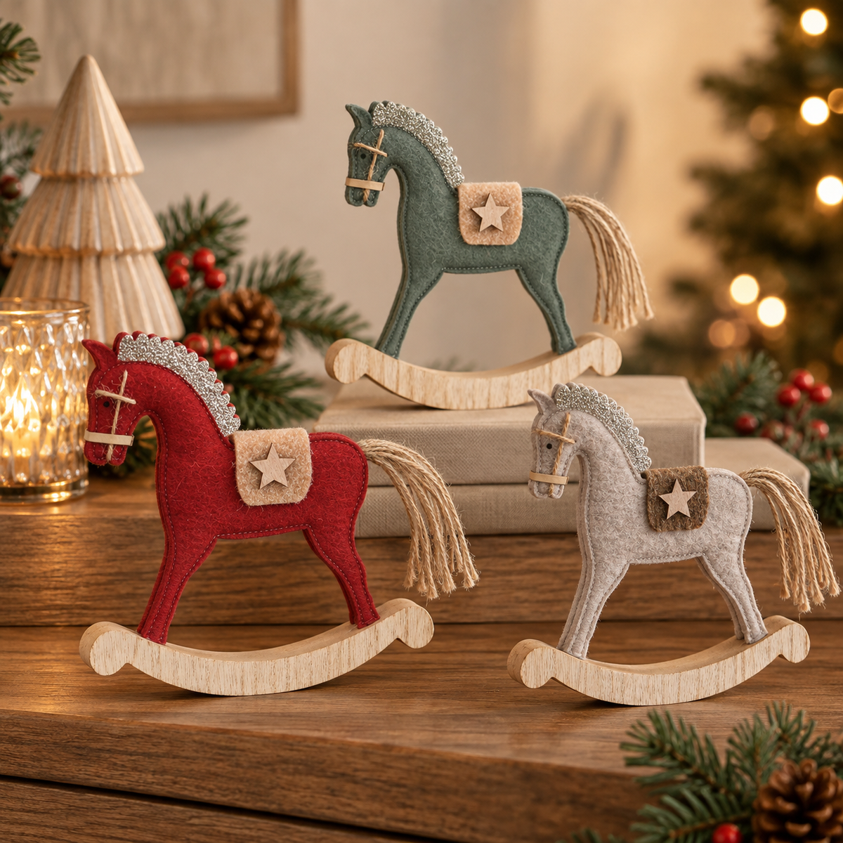 CAVALO DE BALOIÇO 22Cm