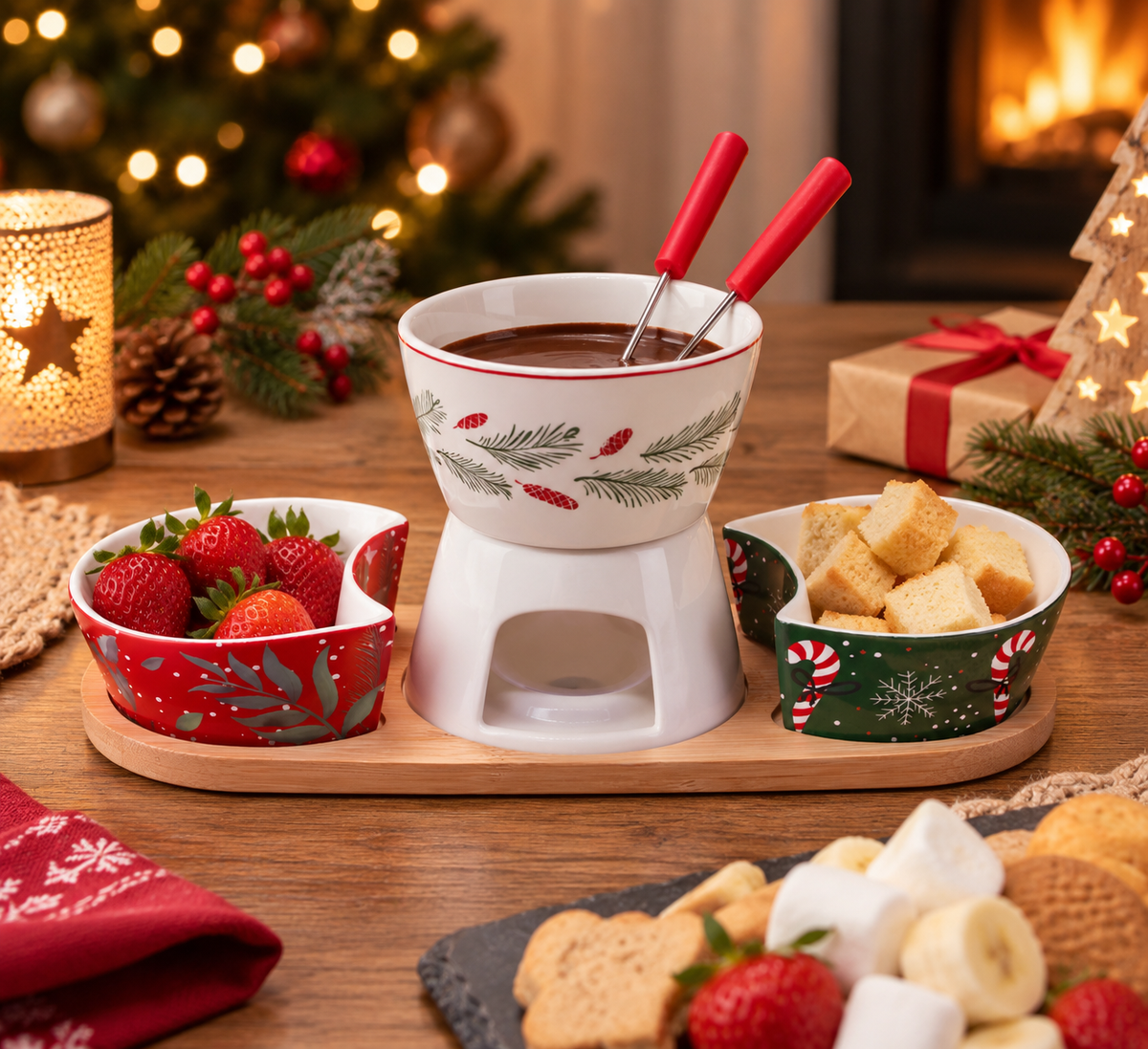 FONDUE NATAL 28X12Cm