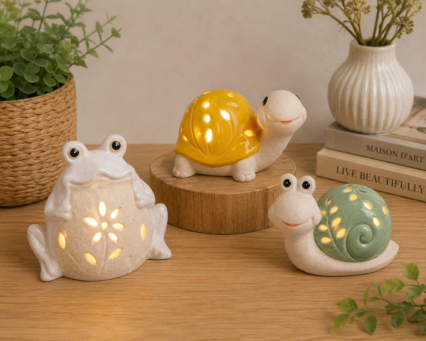 ANIMAL C/ LED 14X6X10Cm