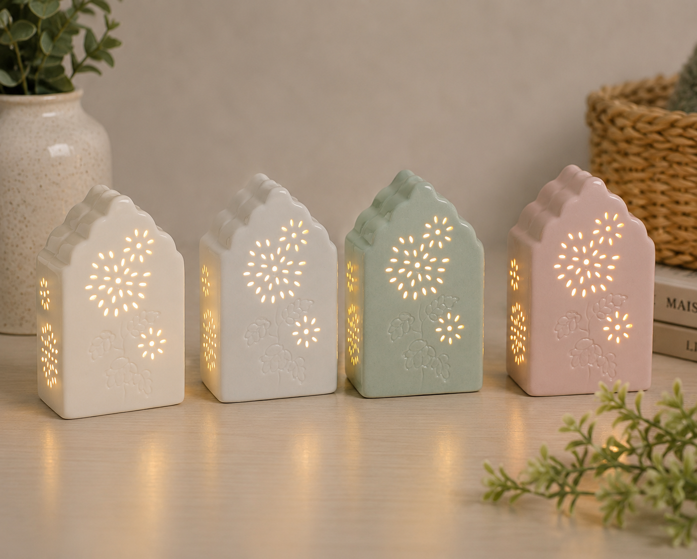 CASA C/ LED 6X8X13Cm