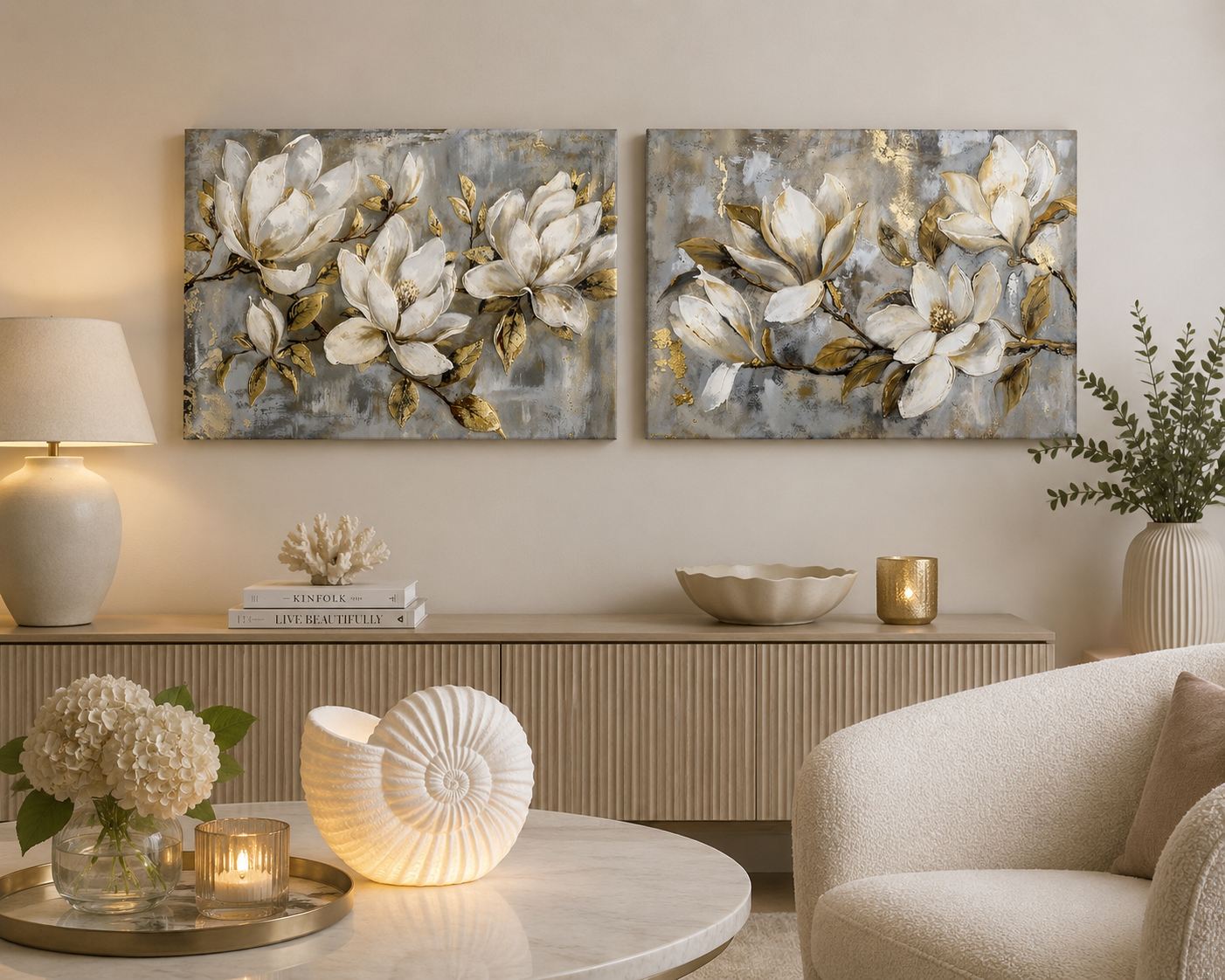 TELA FLORES 100X70Cm