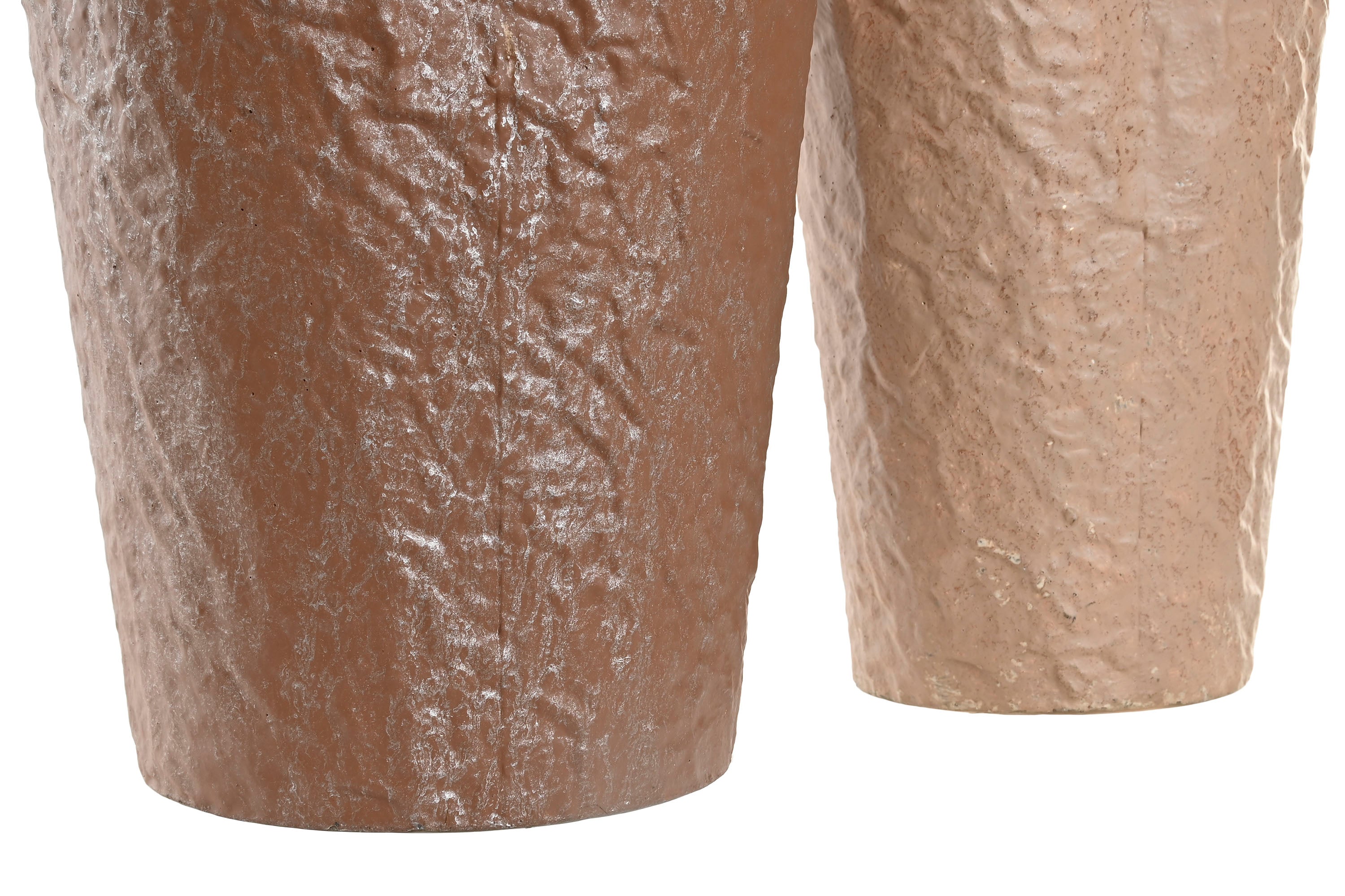 JARRA METAL BEGE 29X28X53Cm