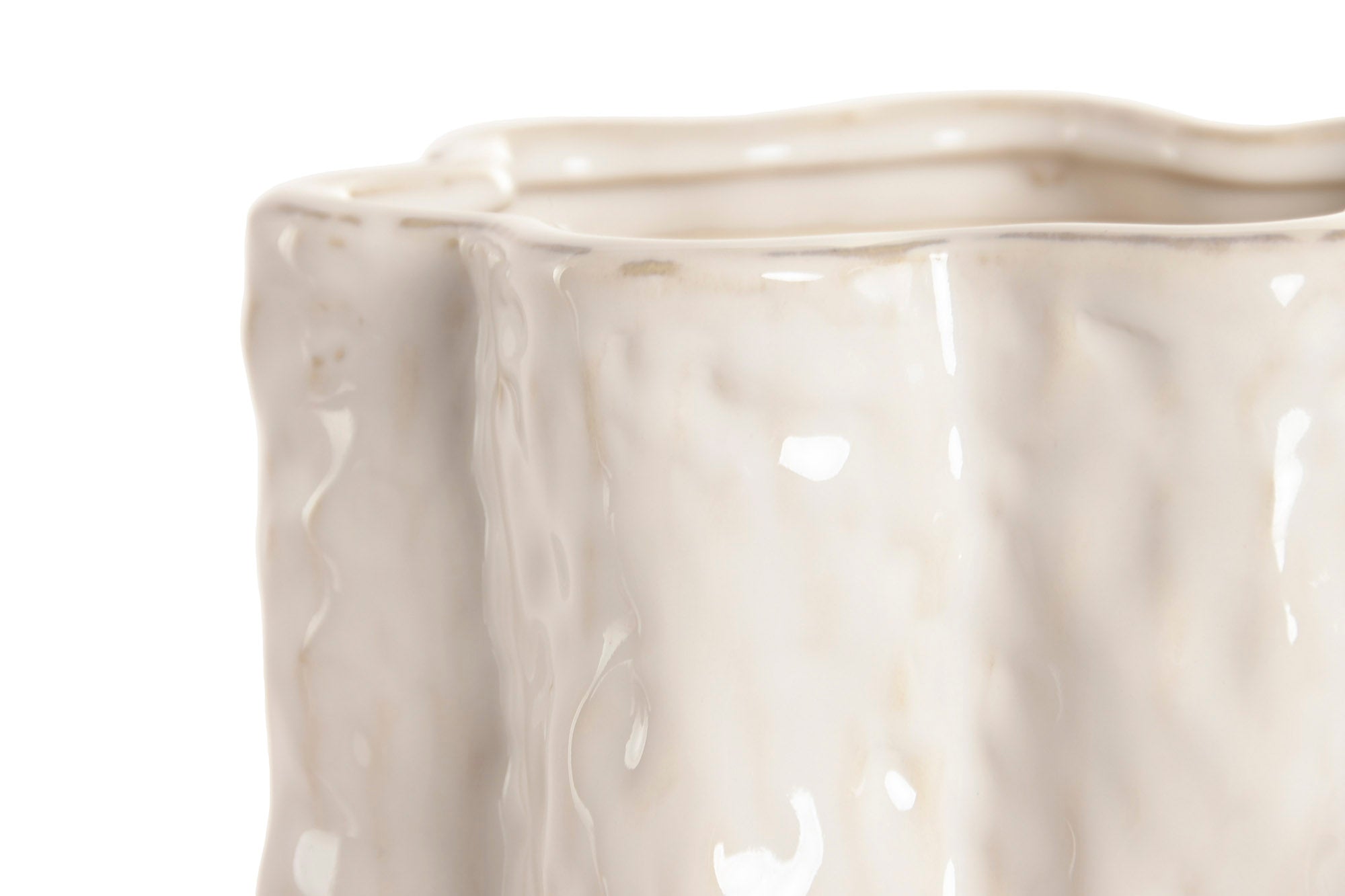 JARRA BRANCA 16X16X27Cm