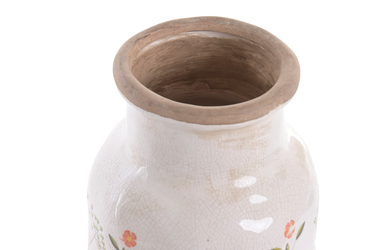 JARRA FLORES 15X15X31,5Cm