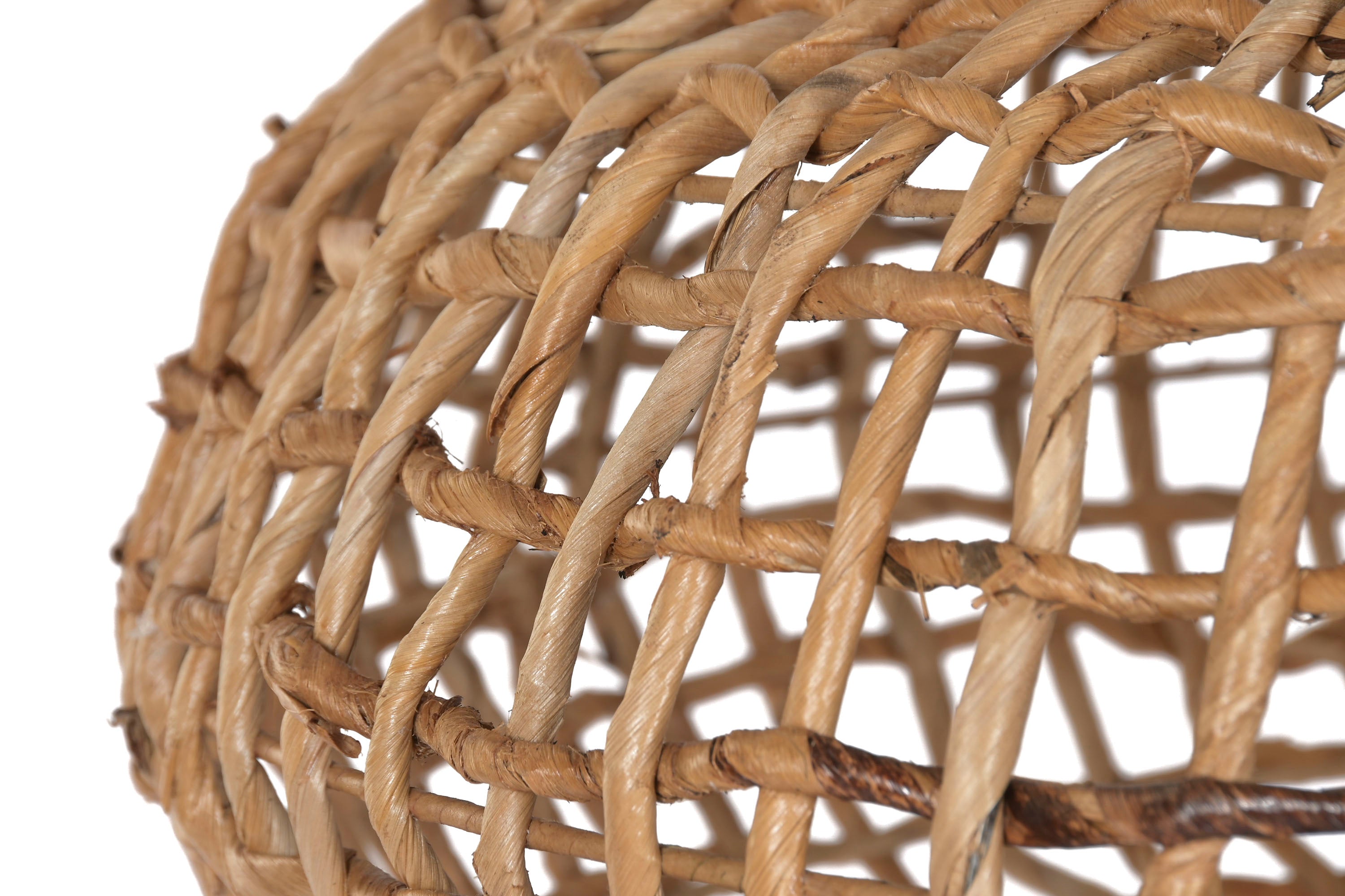 CANDEEIRO FIBRA NATURAL 70X70X50Cm