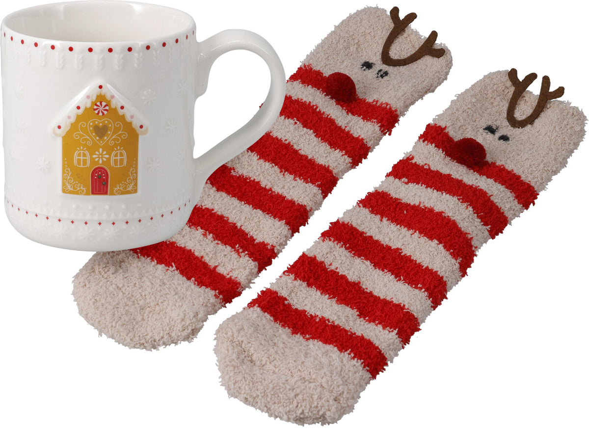 Coffret caneca 360 ml + meias de Natal (imagem 4)