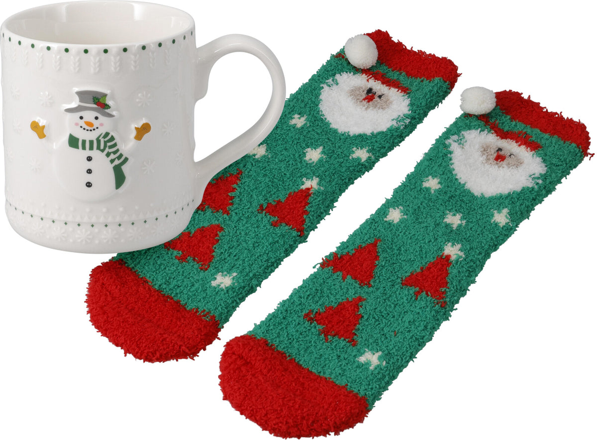Coffret caneca 360 ml + meias de Natal (imagem 3)