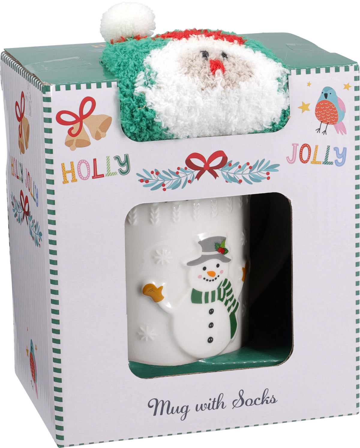 COFFRET CANECA 360ml + MEIAS NATAL