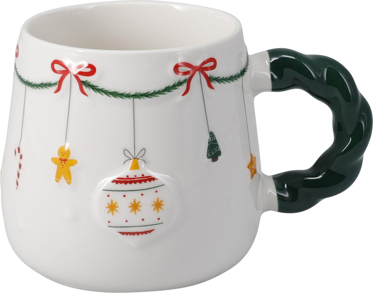 Caneca chá 360 ml com infusor de Natal (imagem 3)