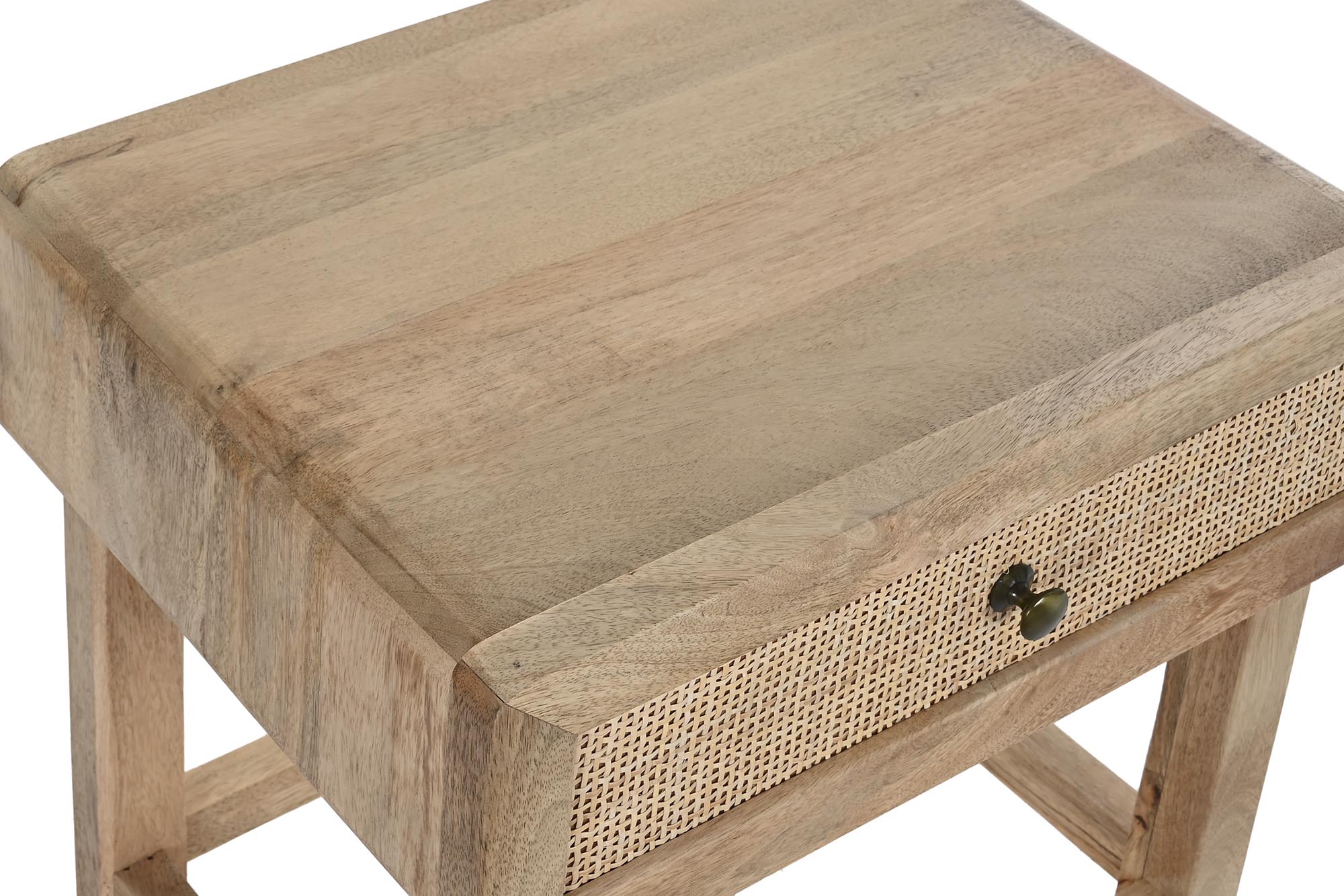 MESA CABECEIRA MANGA/RATTAN 51X40X51Cm