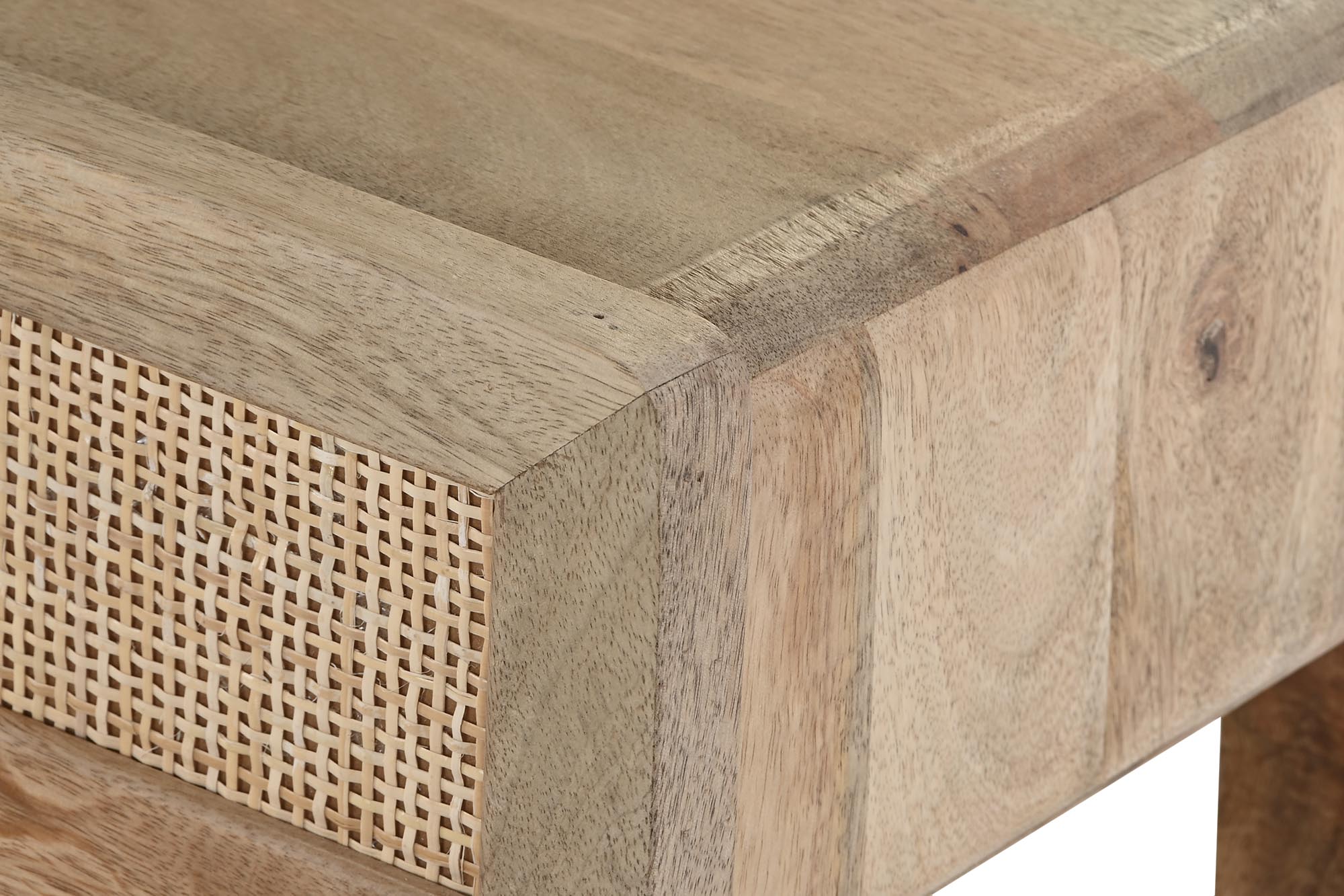 MESA CABECEIRA MANGA/RATTAN 51X40X51Cm