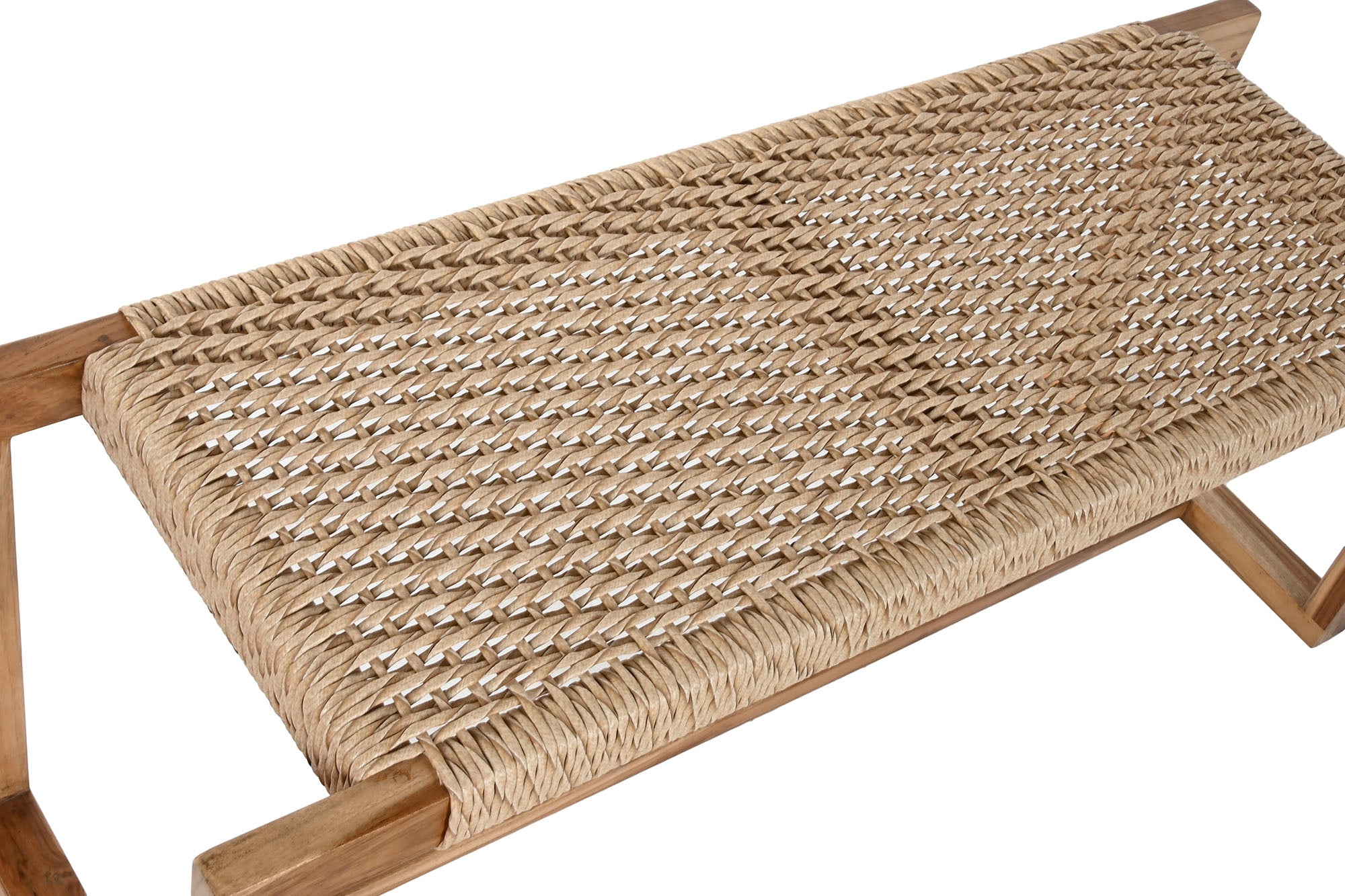BANQUETA TECA/FIBRA 120X40X45Cm