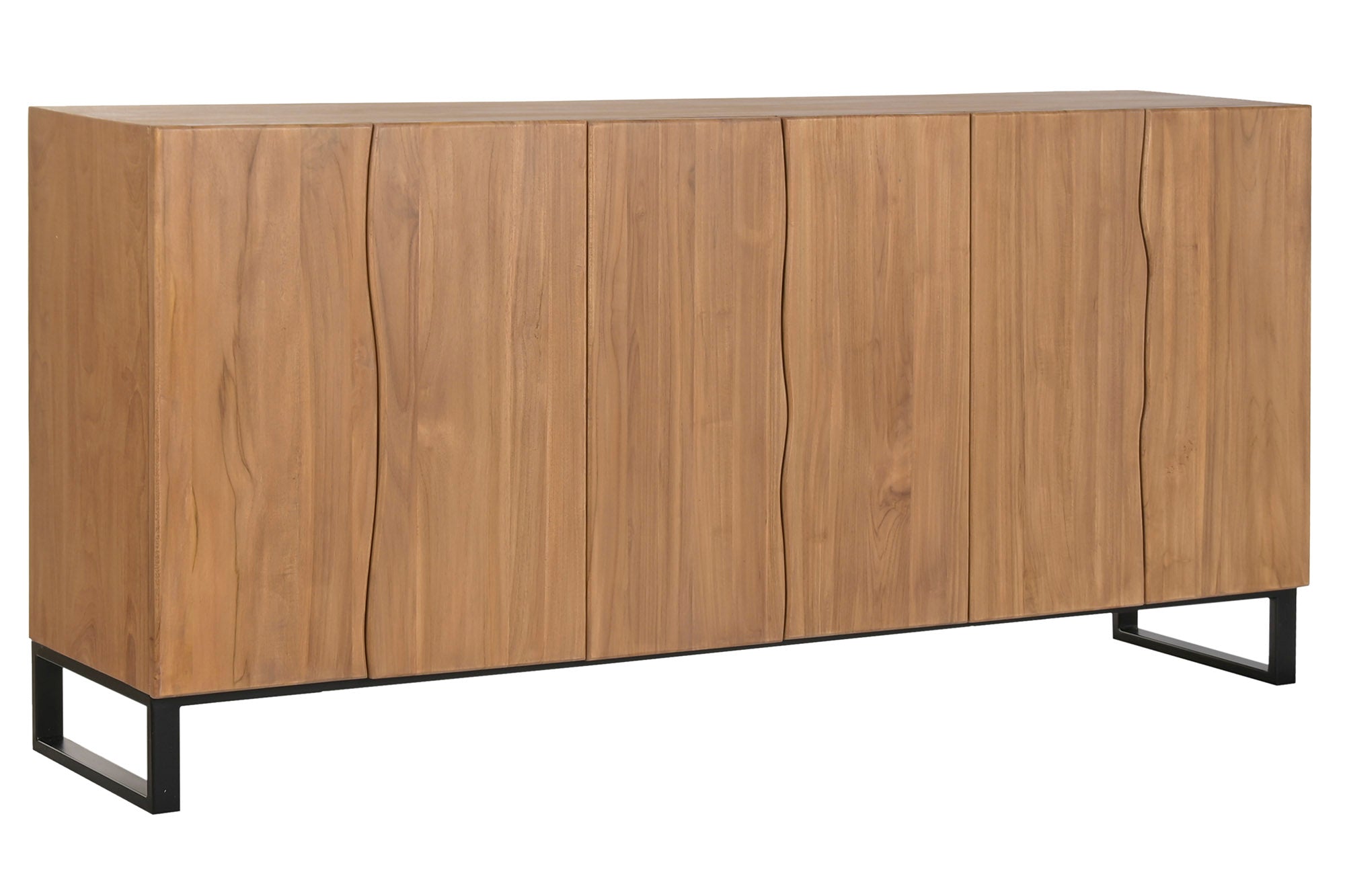 APARADOR TECA/METAL 180X40X85Cm