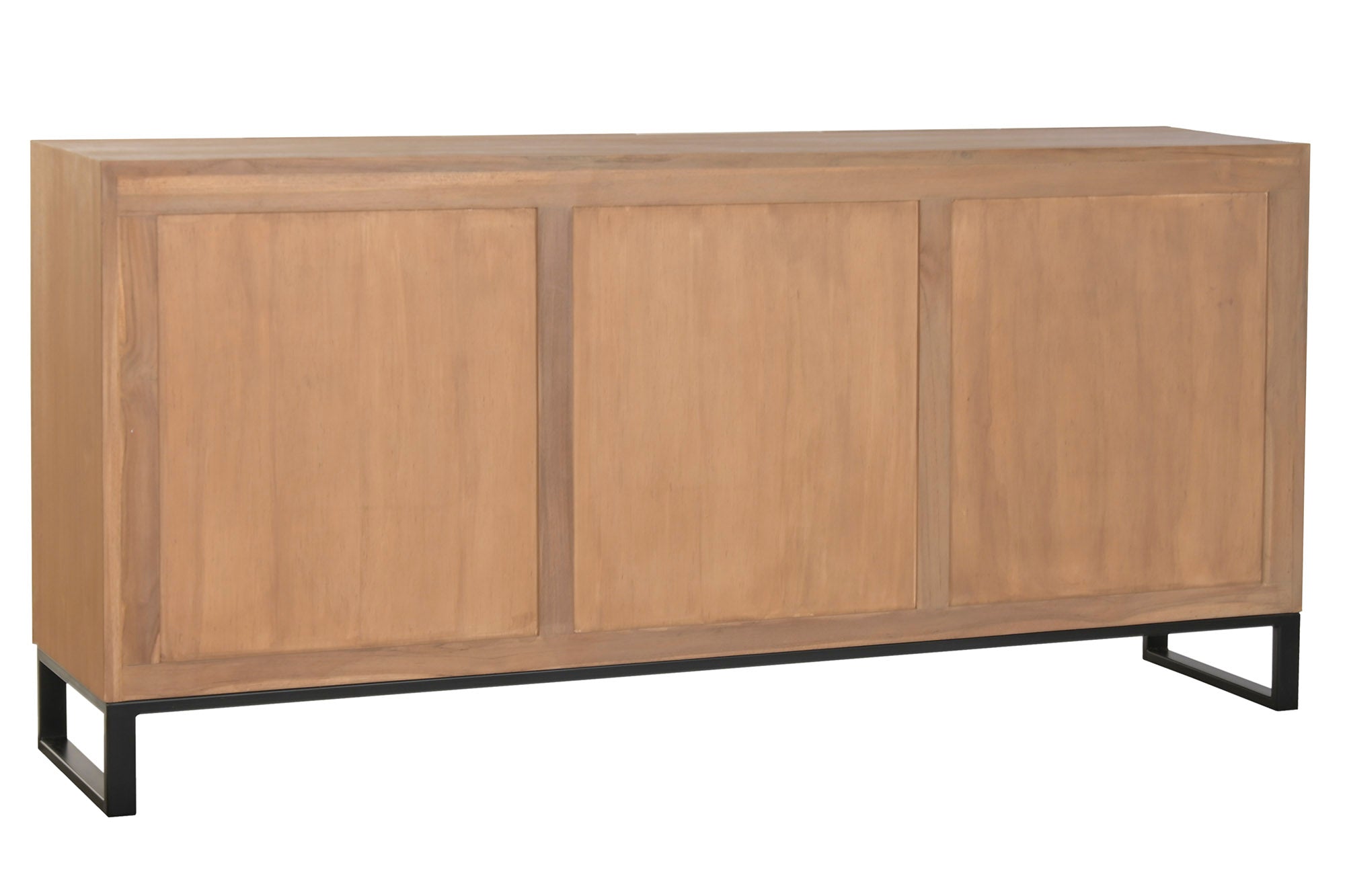 APARADOR TECA/METAL 180X40X85Cm