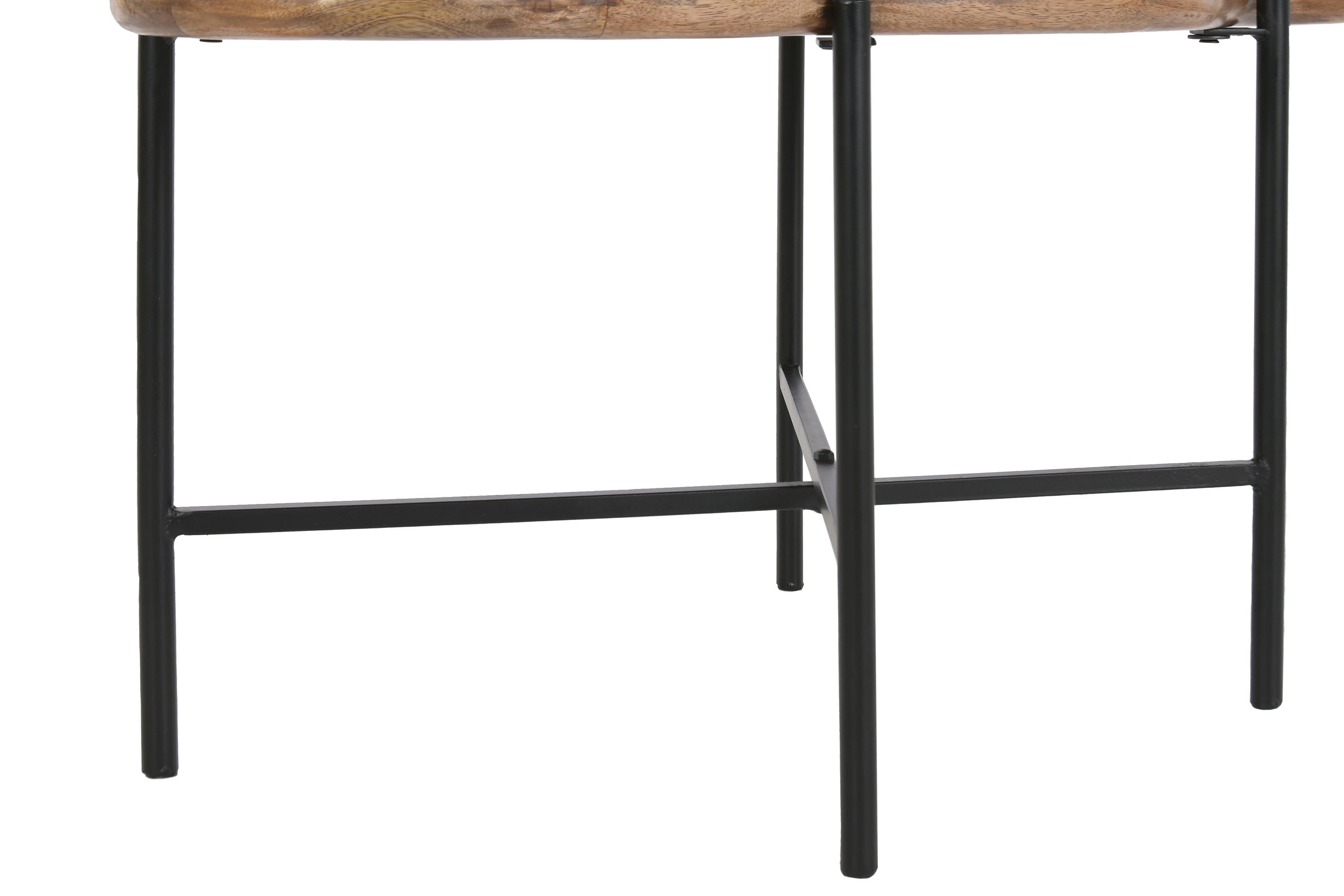 MESA DE APOYO MANGO/HIERRO 88X49X42Cm