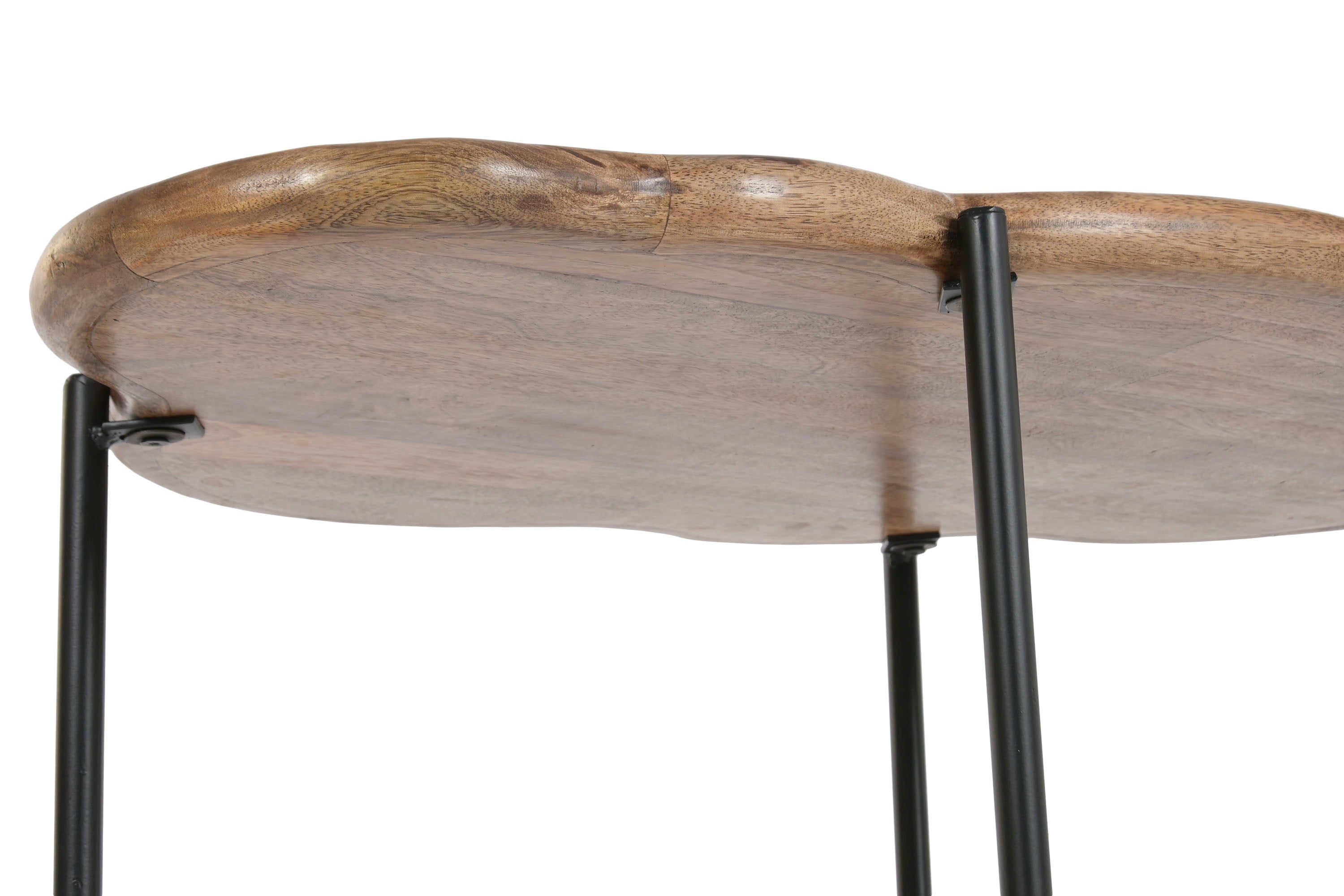 MESA DE APOYO MANGO/HIERRO 88X49X42Cm