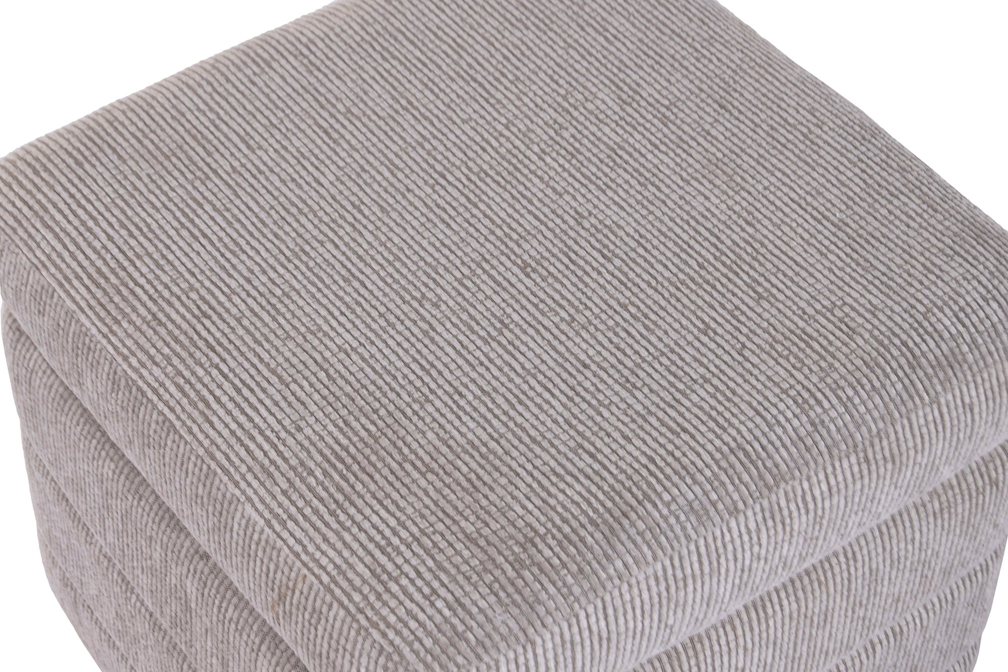 CONJ. 2 PUFFS TAUPE 43X43X40Cm/36X36X34Cm