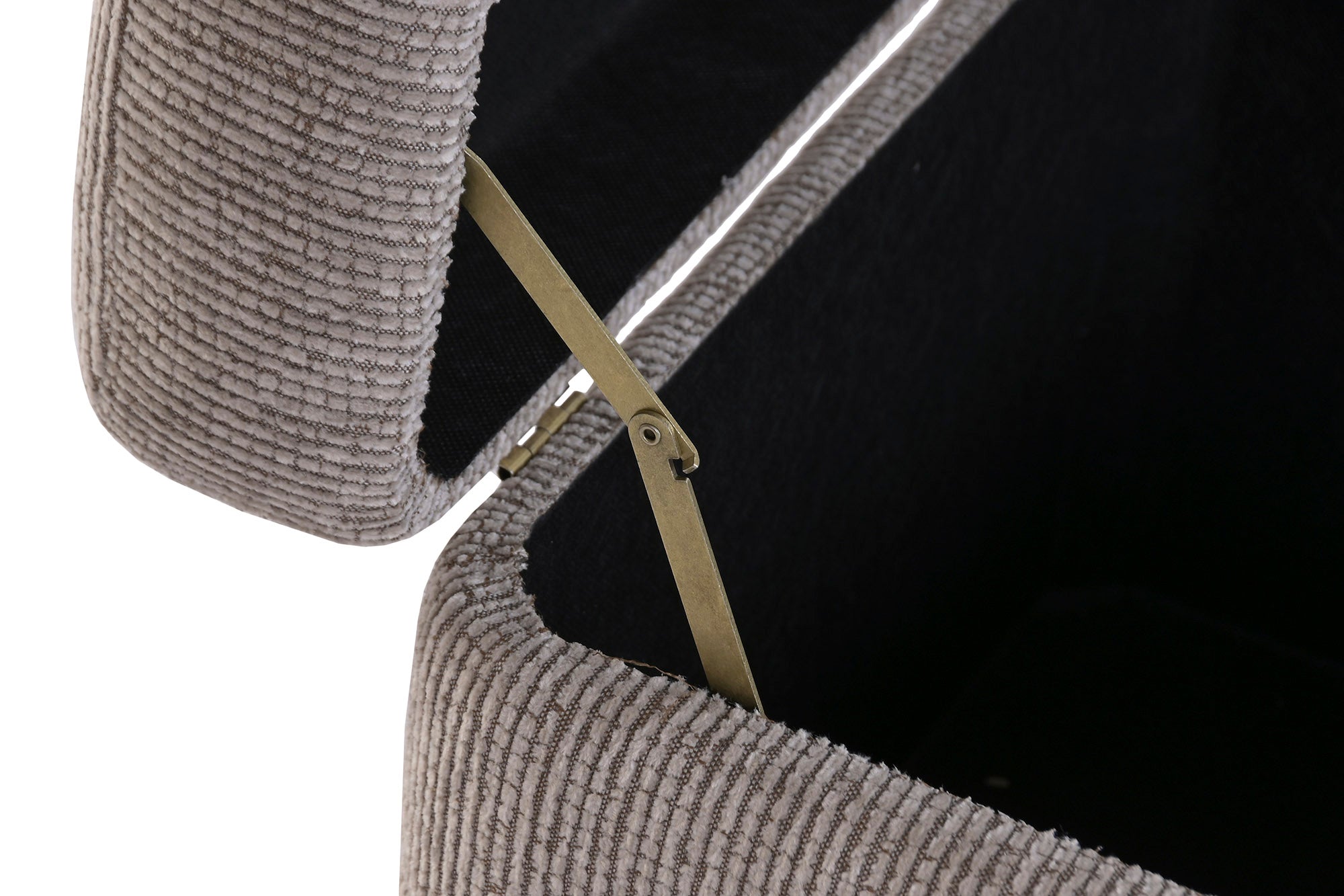 CONJ. 2 PUFFS TAUPE 43X43X40Cm/36X36X34Cm