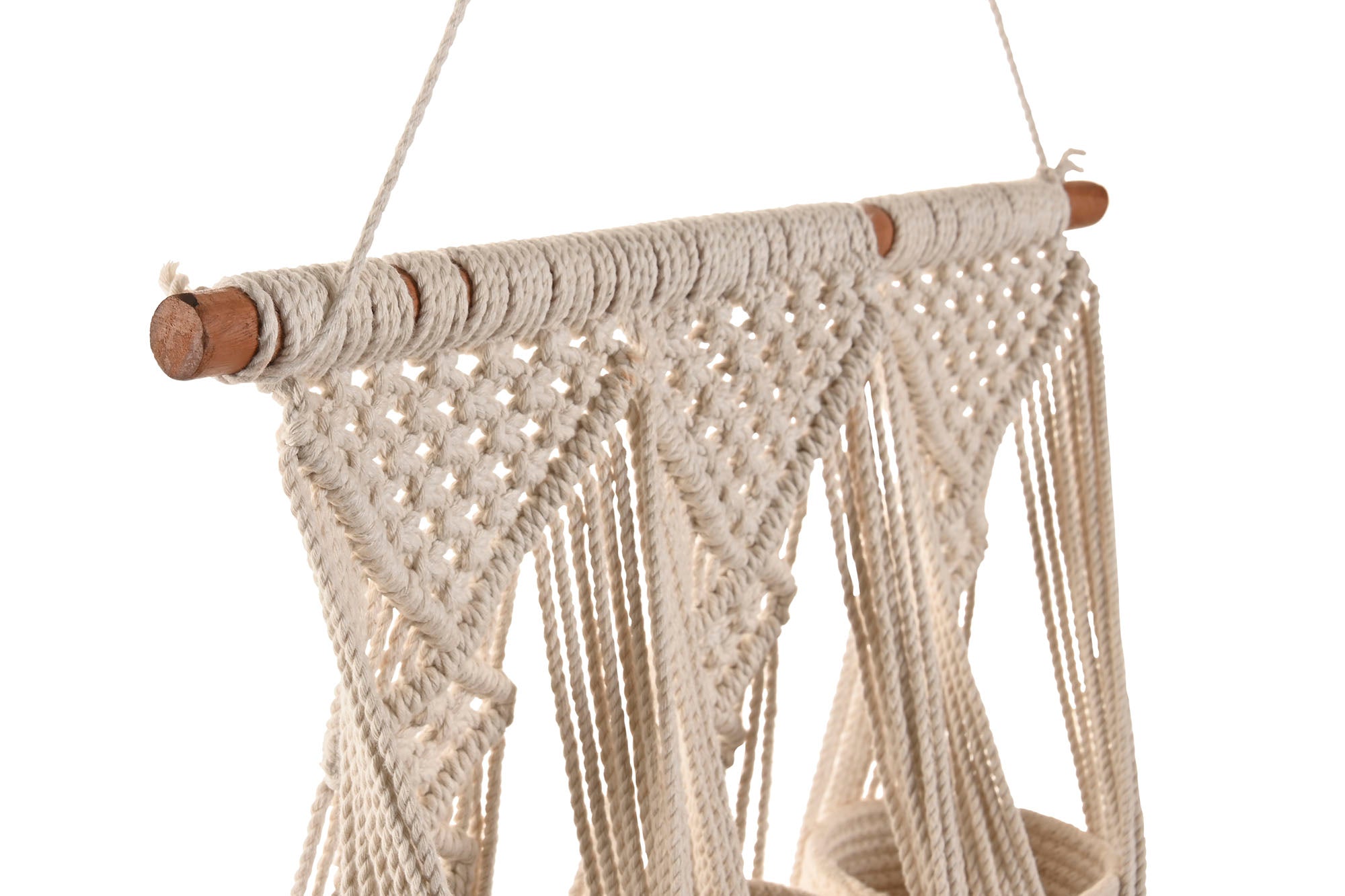 FLOREIRA PAREDE MACRAME 40X10X40CM